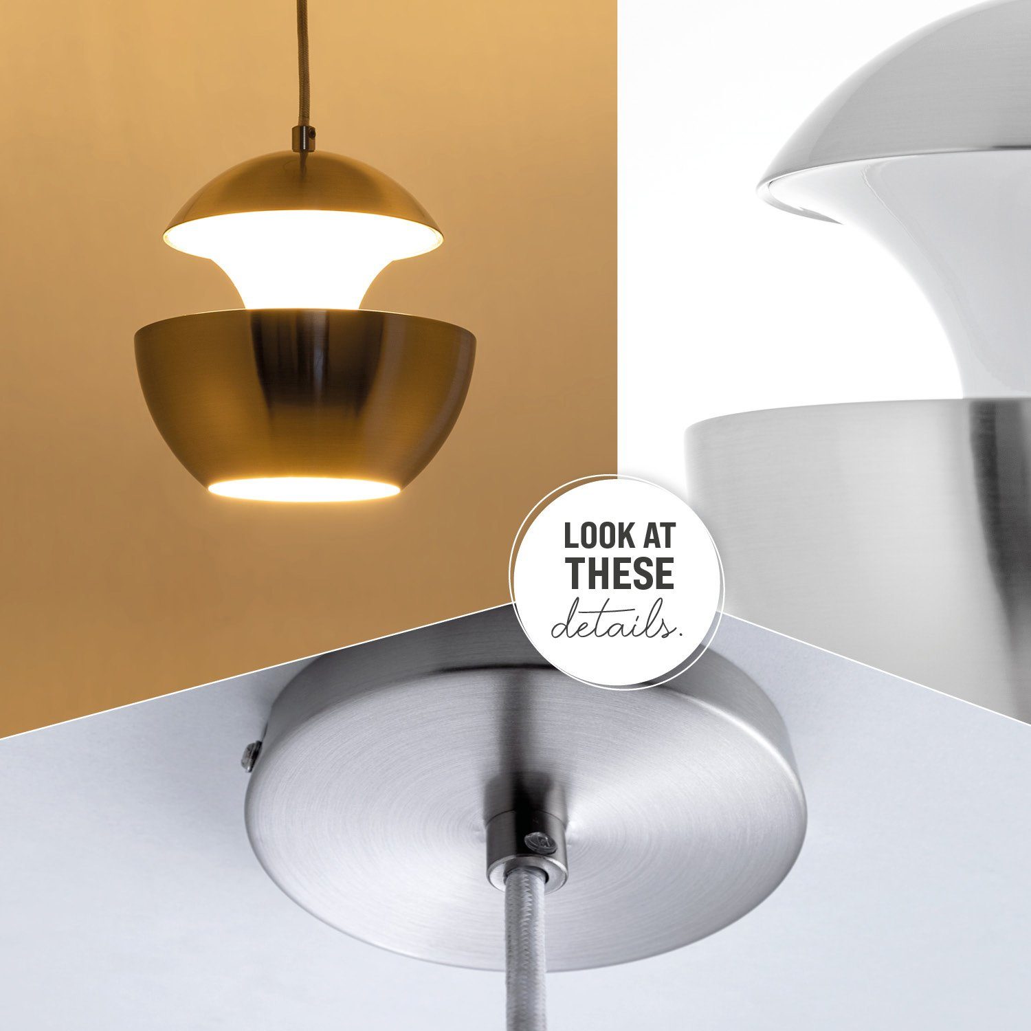 Paco Home Hanglamp Ben Hanglamp Eettafellamp 1,5m textielen kabel in te korten indirect licht