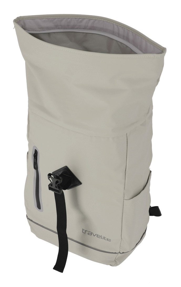 travelite Vrijetijdsrugzak BASICS roll-up rugzak zeil Wandelrugzak Reisrugzak Streetpack Werkrugzak
