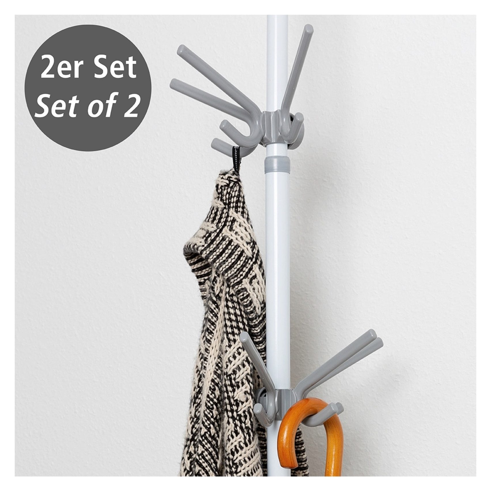 WENKO Kapstokhaken Model Herkules (set, 2 stuks)