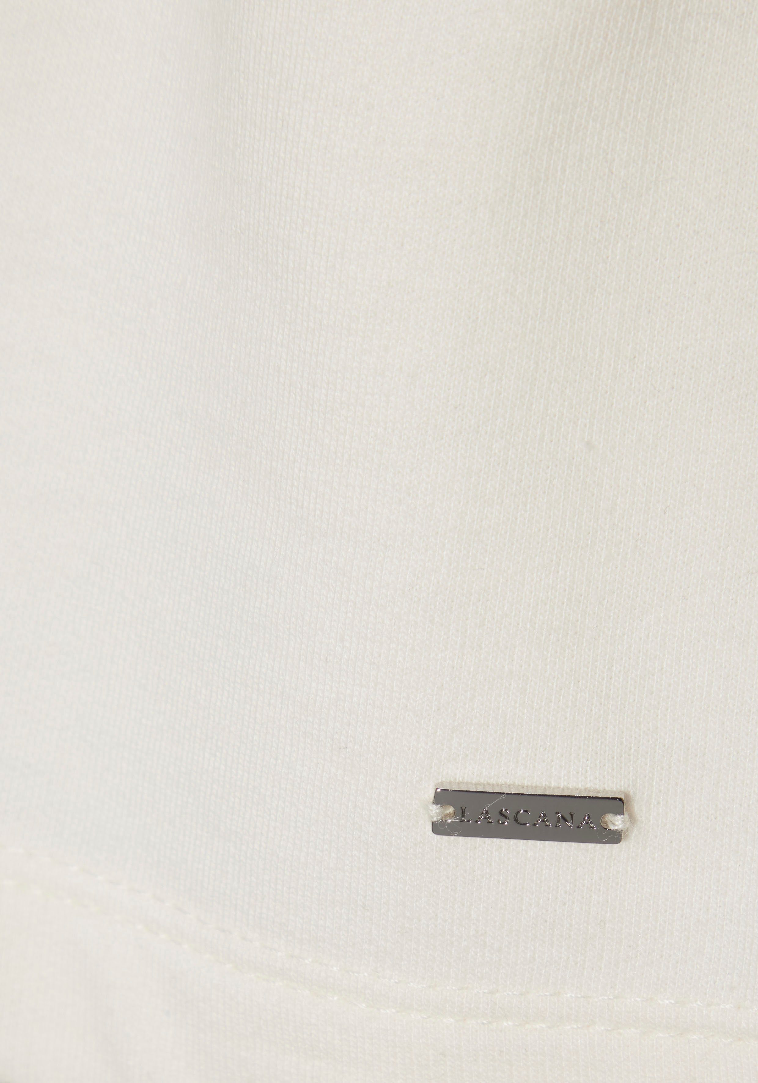 Lascana Sweatvest met tunnelkoord in de taille, loungewear, loungepak