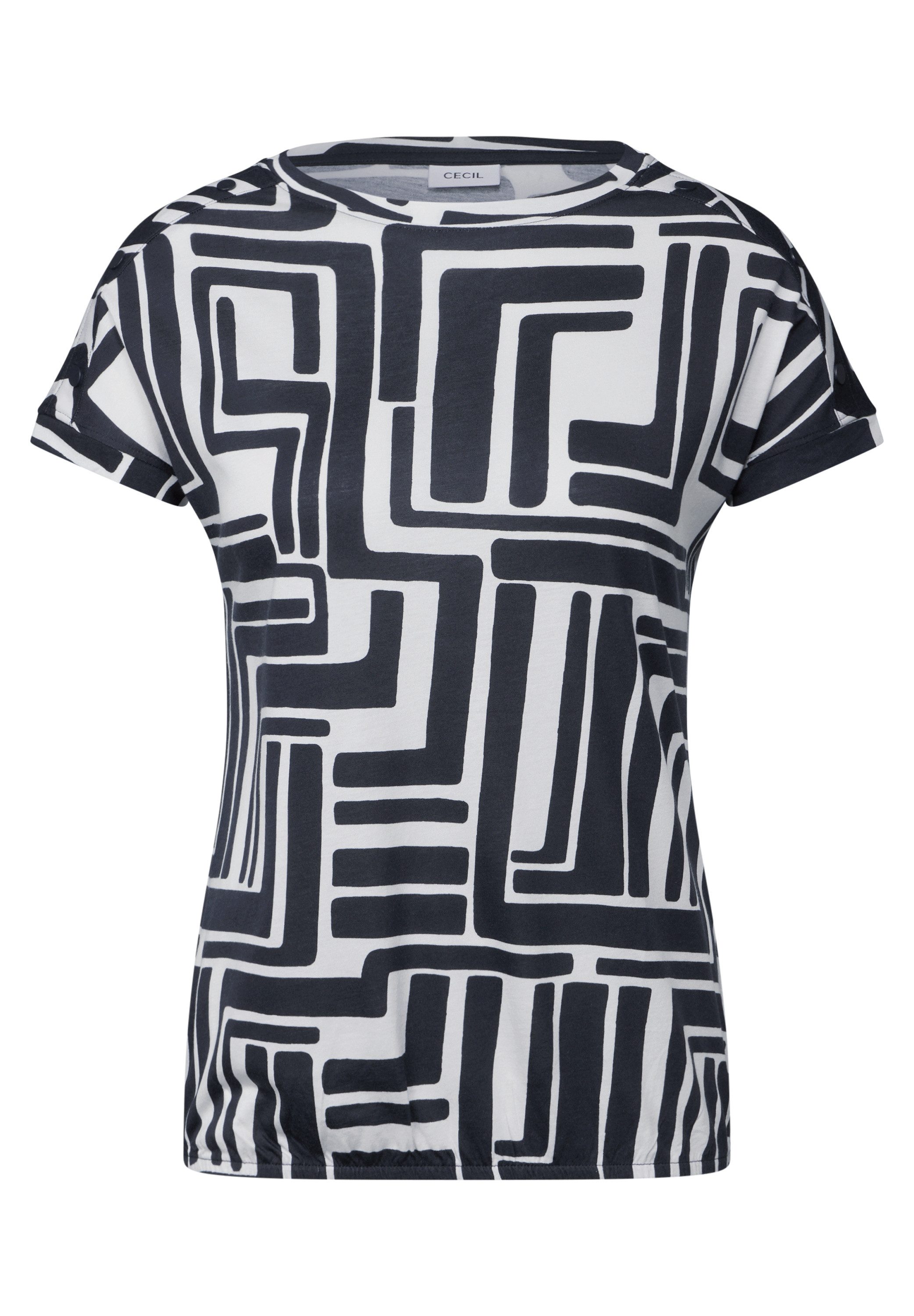 Cecil T-shirt met print all-over