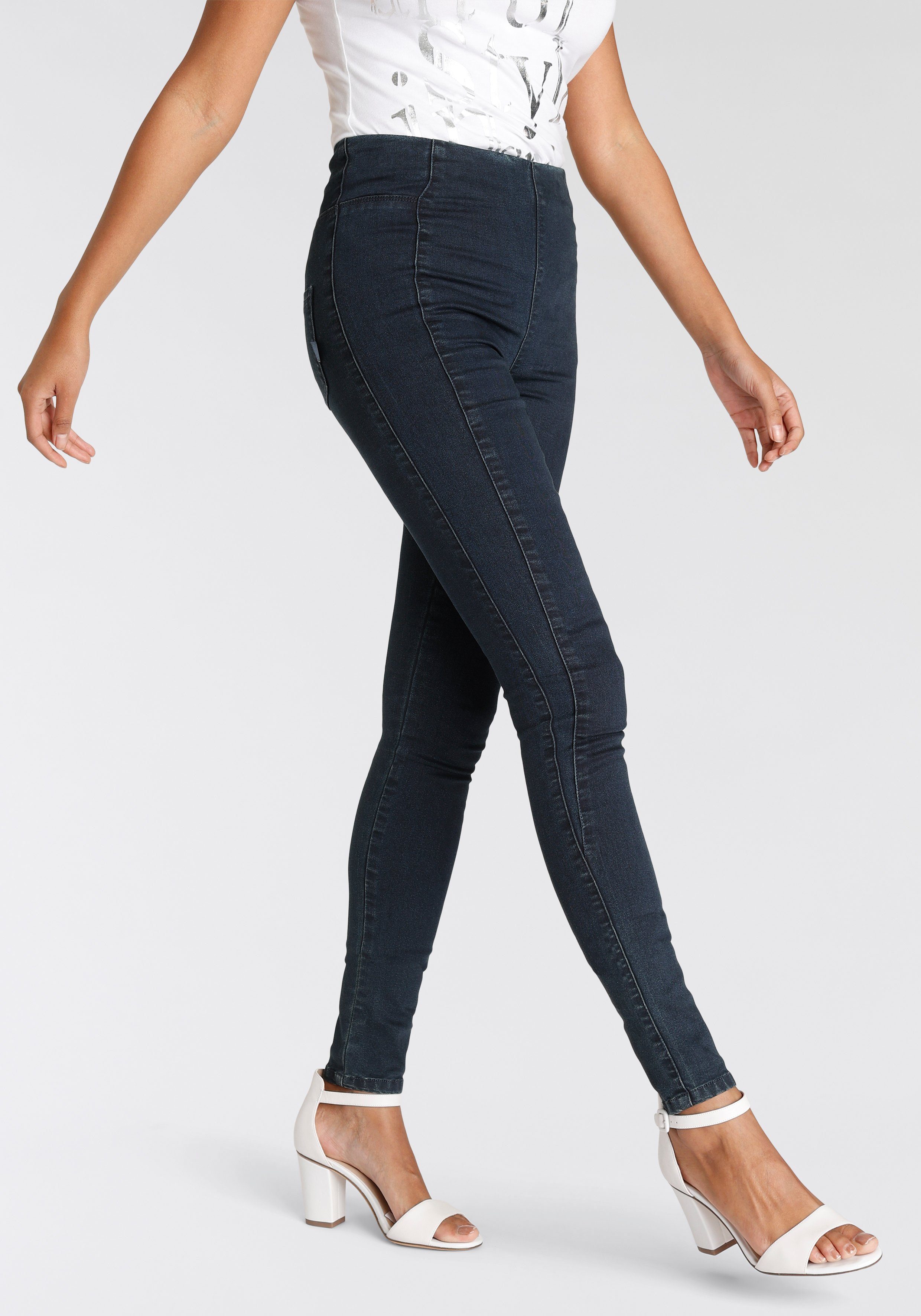 Arizona Jeggings extra-strak gesneden pasvorm, hoge taille