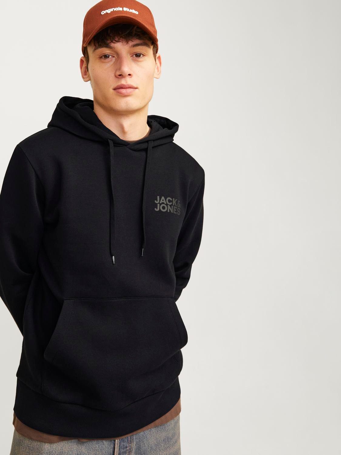 Jack & Jones Hoodie JJECORP LOGO SWEAT HOOD NOOS