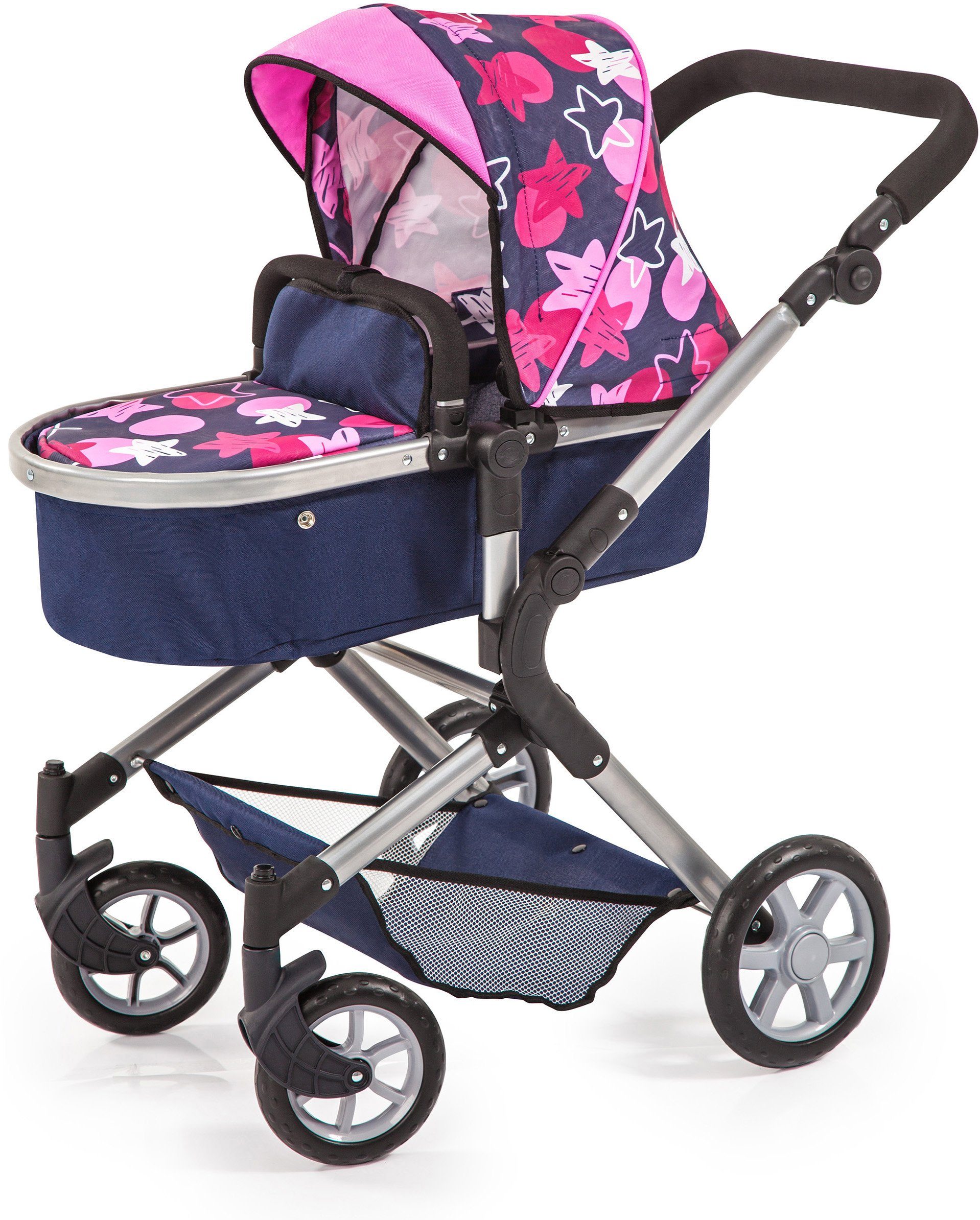 Bayer Combi-poppenwagen City NEO, blauw