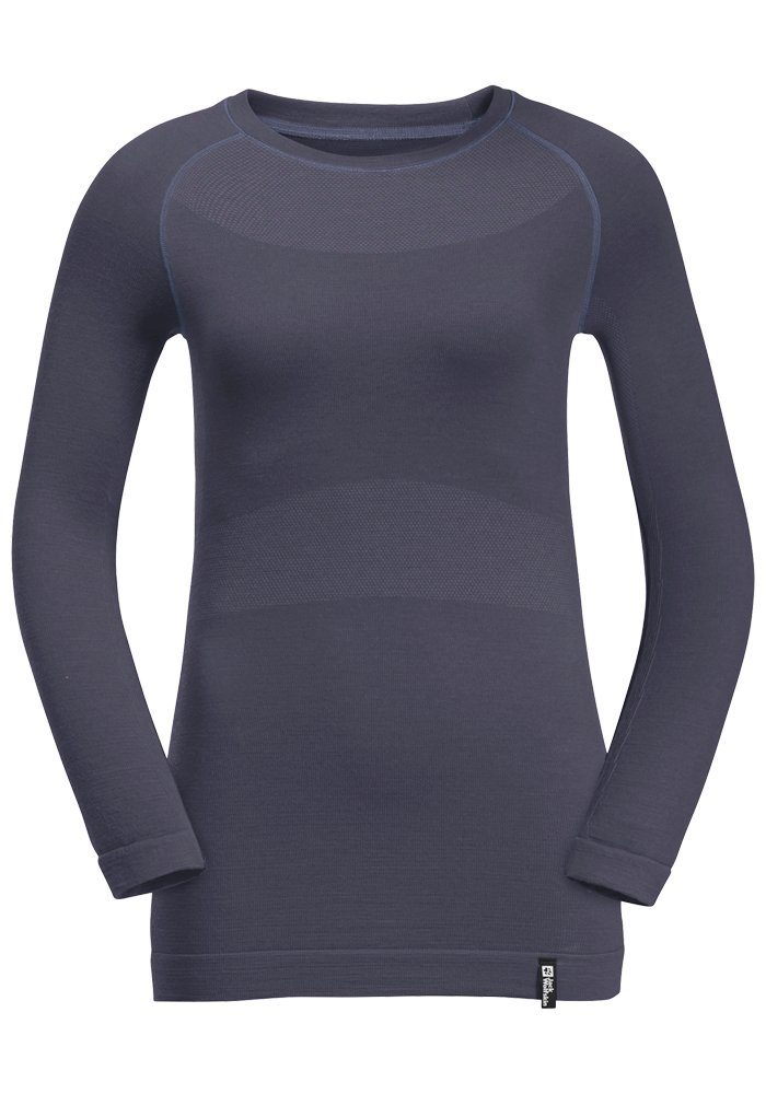 Jack Wolfskin Shirt met lange mouwen SEAMLESS WOOL L/S W
