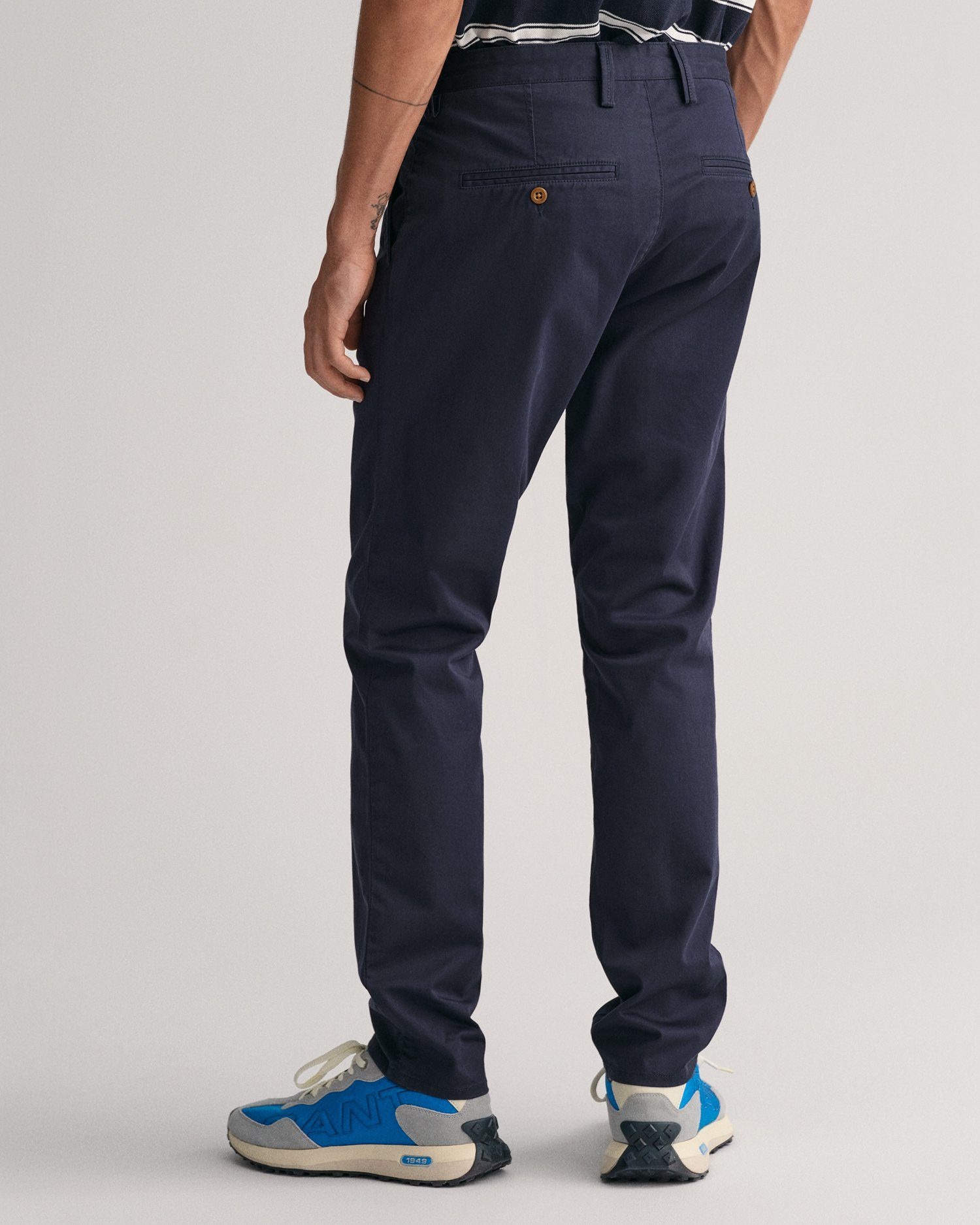 Gant Chino SLIM TWILL CHINOS met gevoerde zijzakken