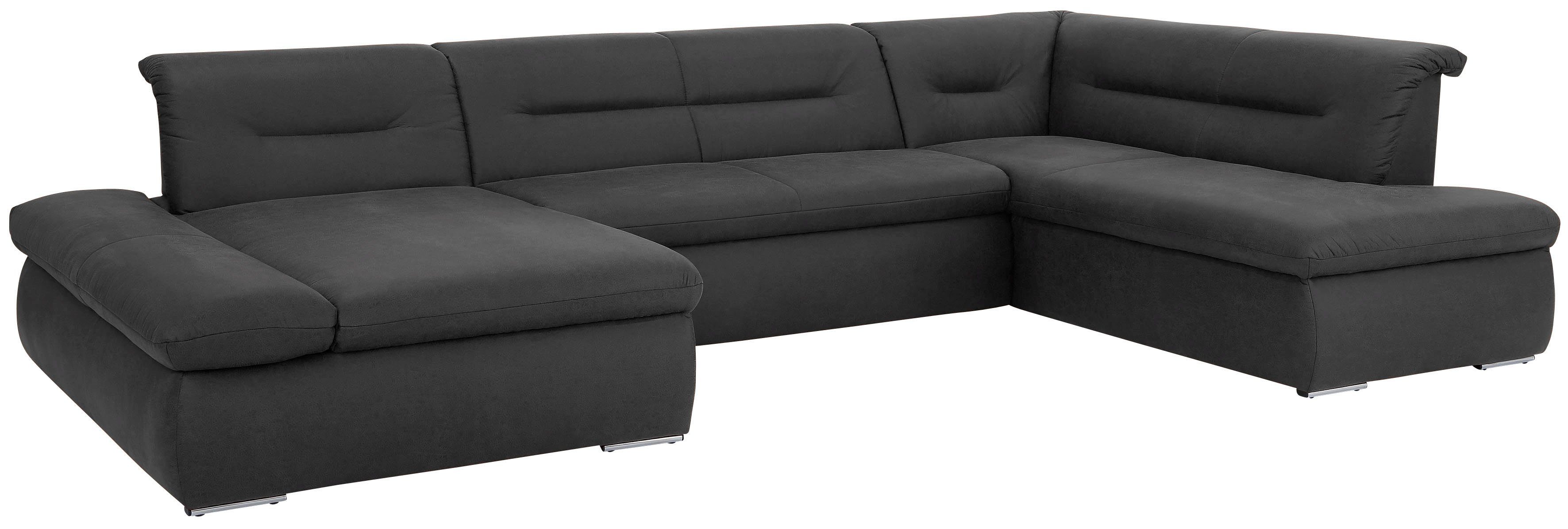 INOSIGN Zithoek Avesa U-vorm Naar keuze met verstelbare armleuningen en slaapfunctie, bxdxh: 355x216x80cm