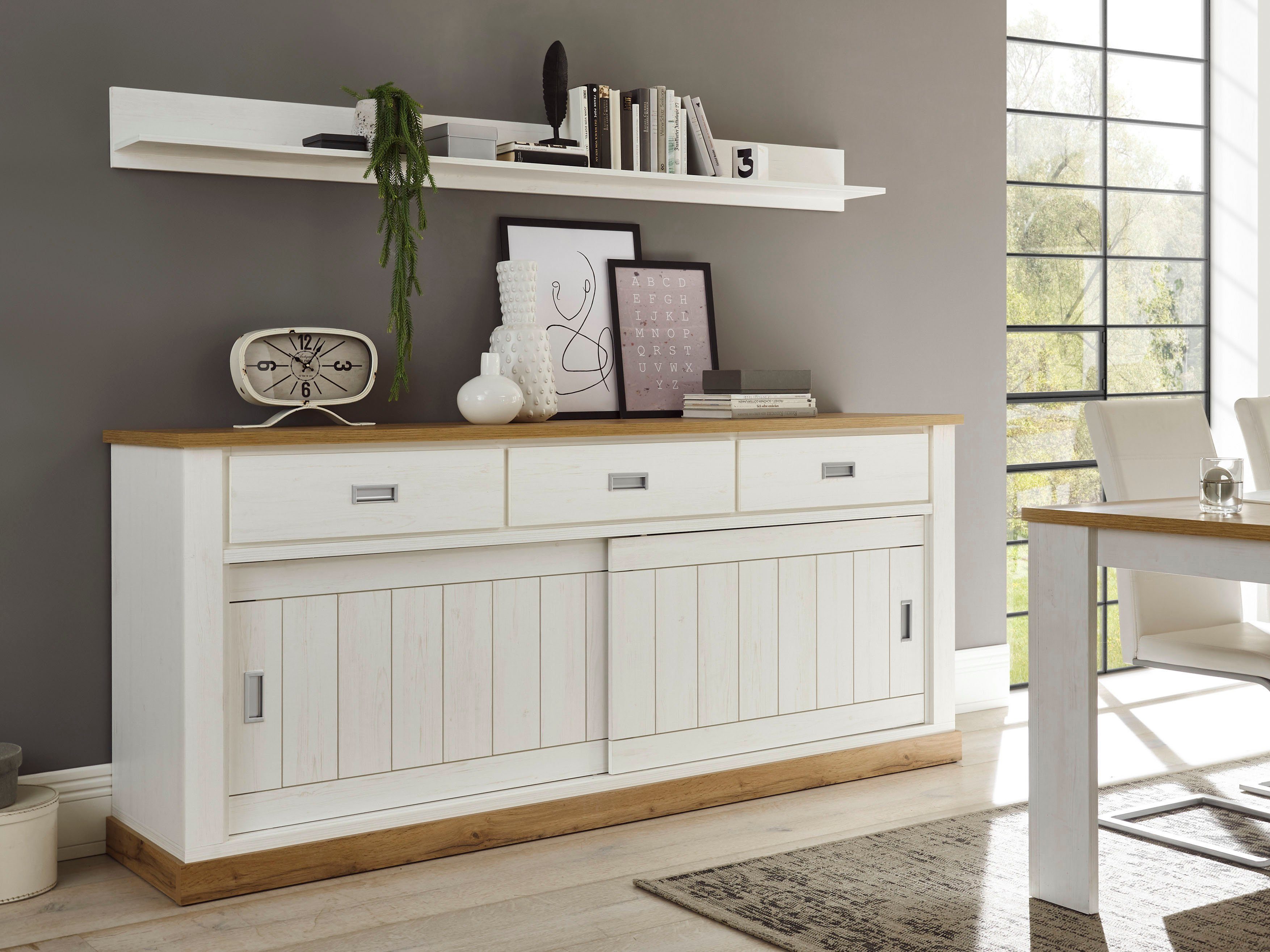Home affaire Dressoir Orlando Breedte ca. 215 cm