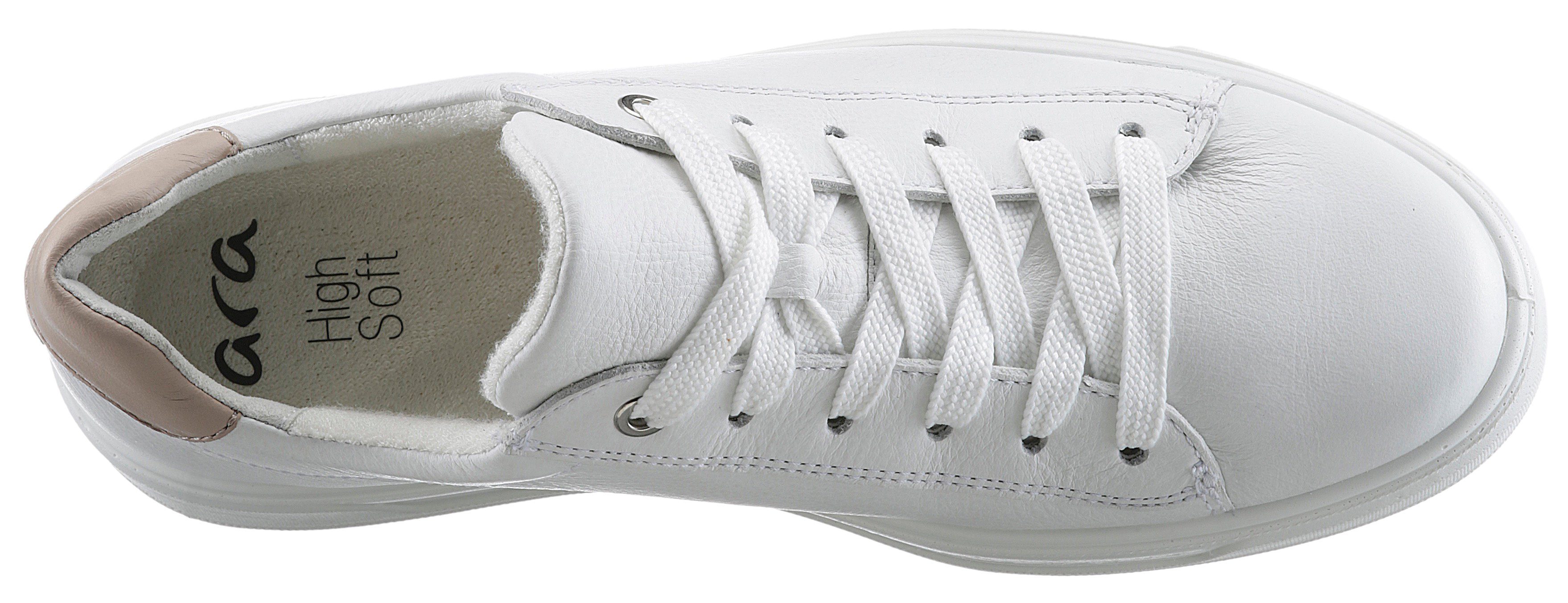 Ara Plateausneakers CANBERRA , vrijetijdsschoen, lage schoen, veterschoen in comfortwijdte g (= breed)