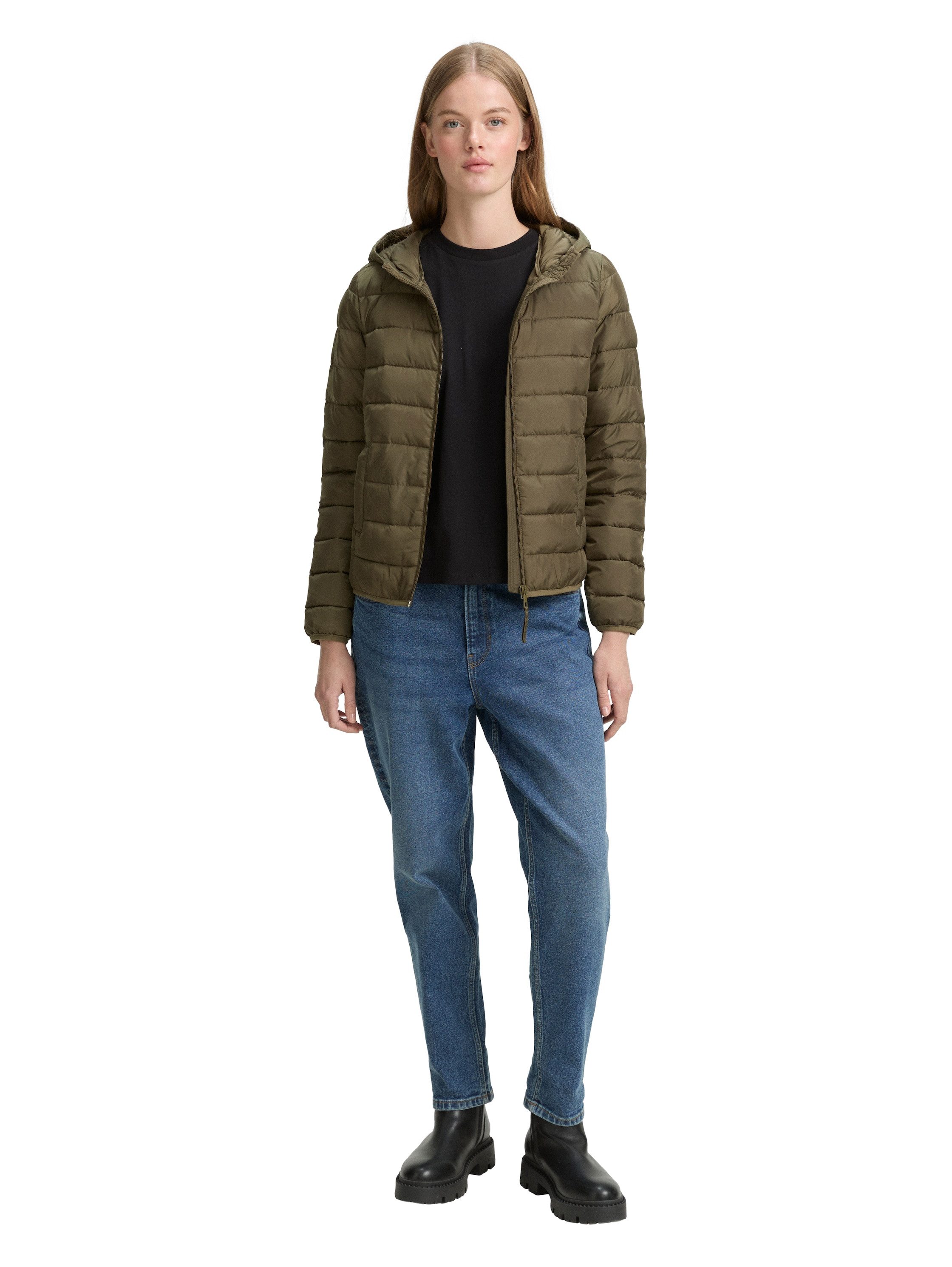 Tom Tailor Denim Gewatteerde jas met een capuchon