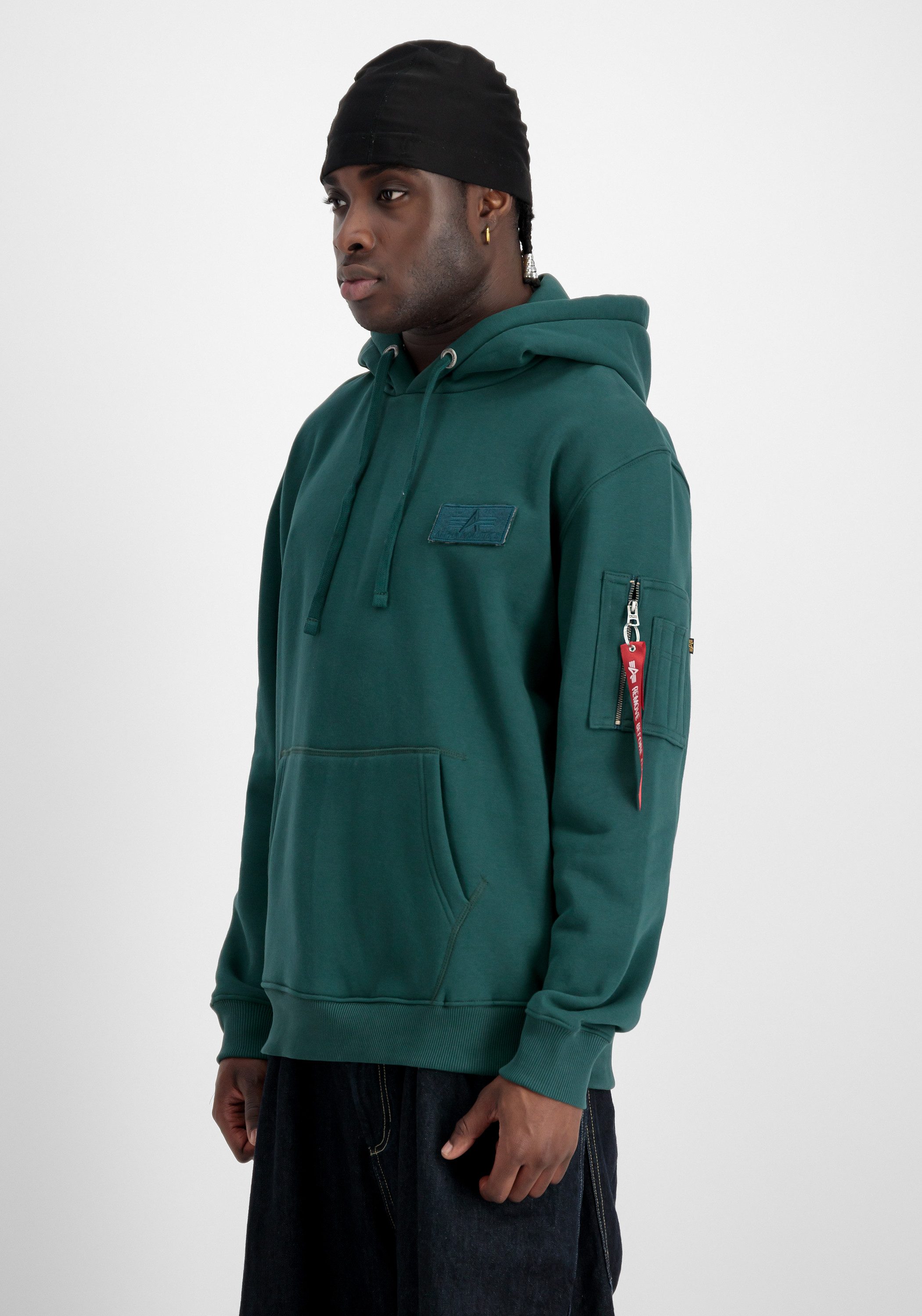 Alpha Industries Hoodie Red Stripe Hoodie