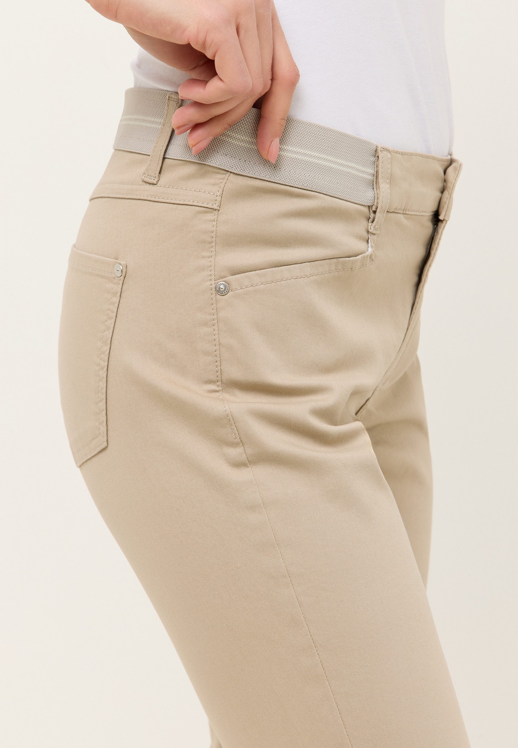 ANGELS Capri jeans ANACAPRI SPORTY met elastische tailleband