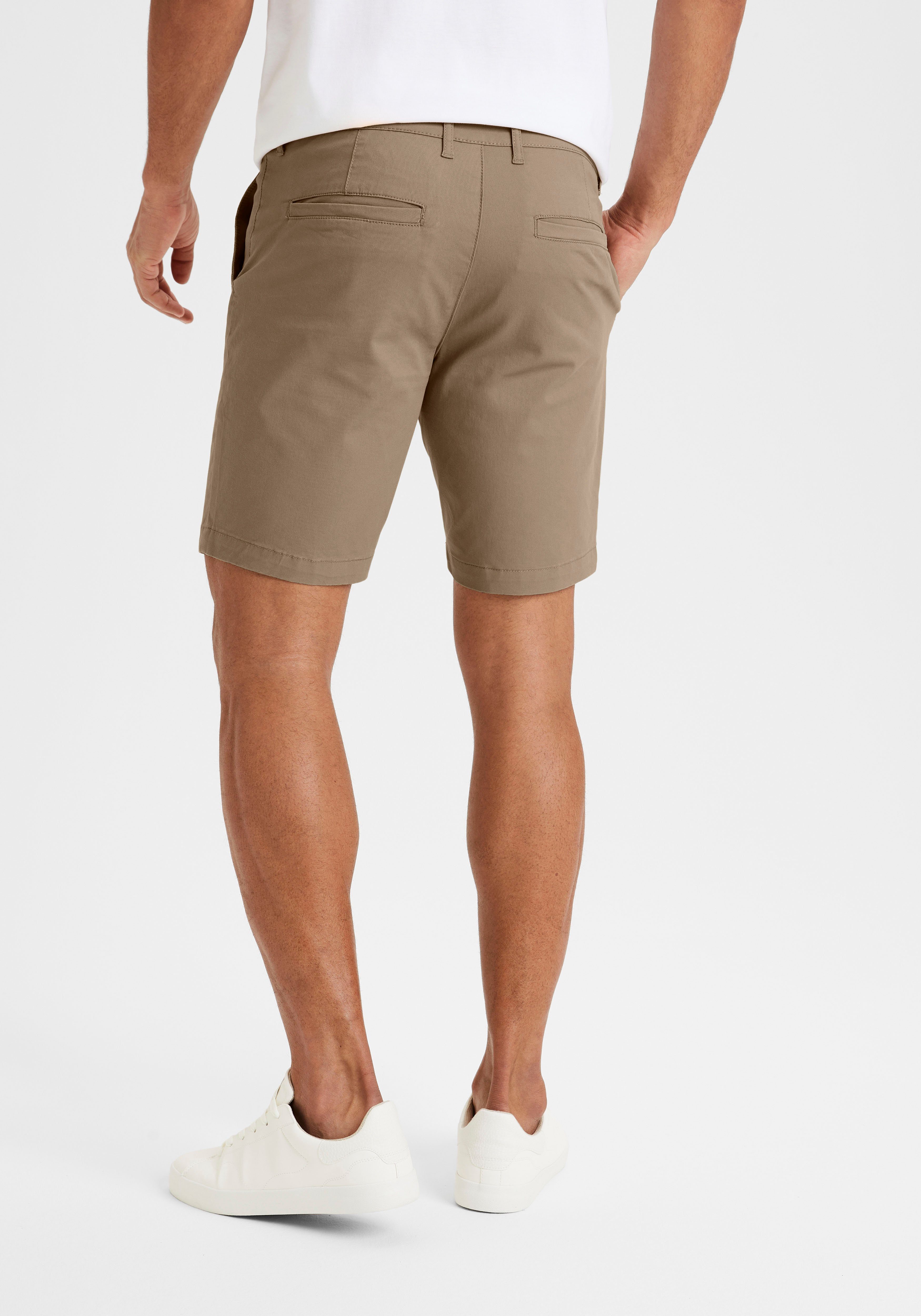H.I.S Chino-short Regular fit Shorts van elastische katoenkwaliteit