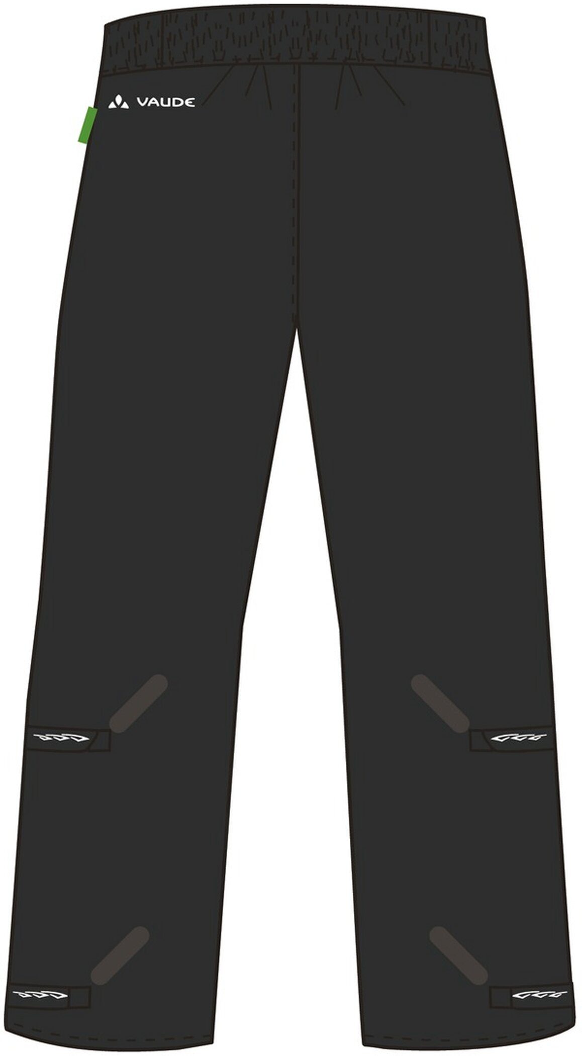 VAUDE Fietsbroek Fluid Full-zip Pants II