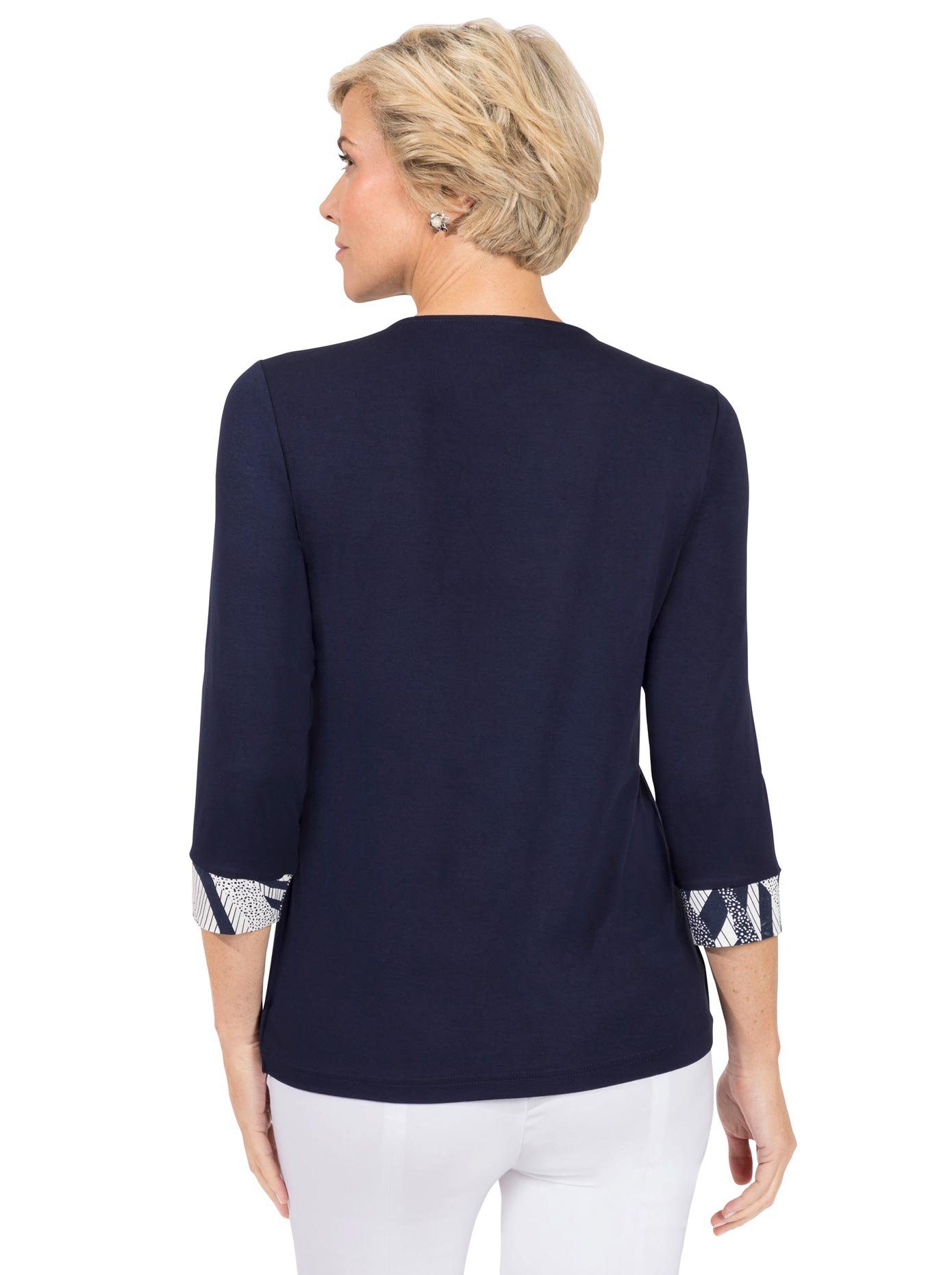 Classic 2-in-1-shirt Shirt (1-delig)