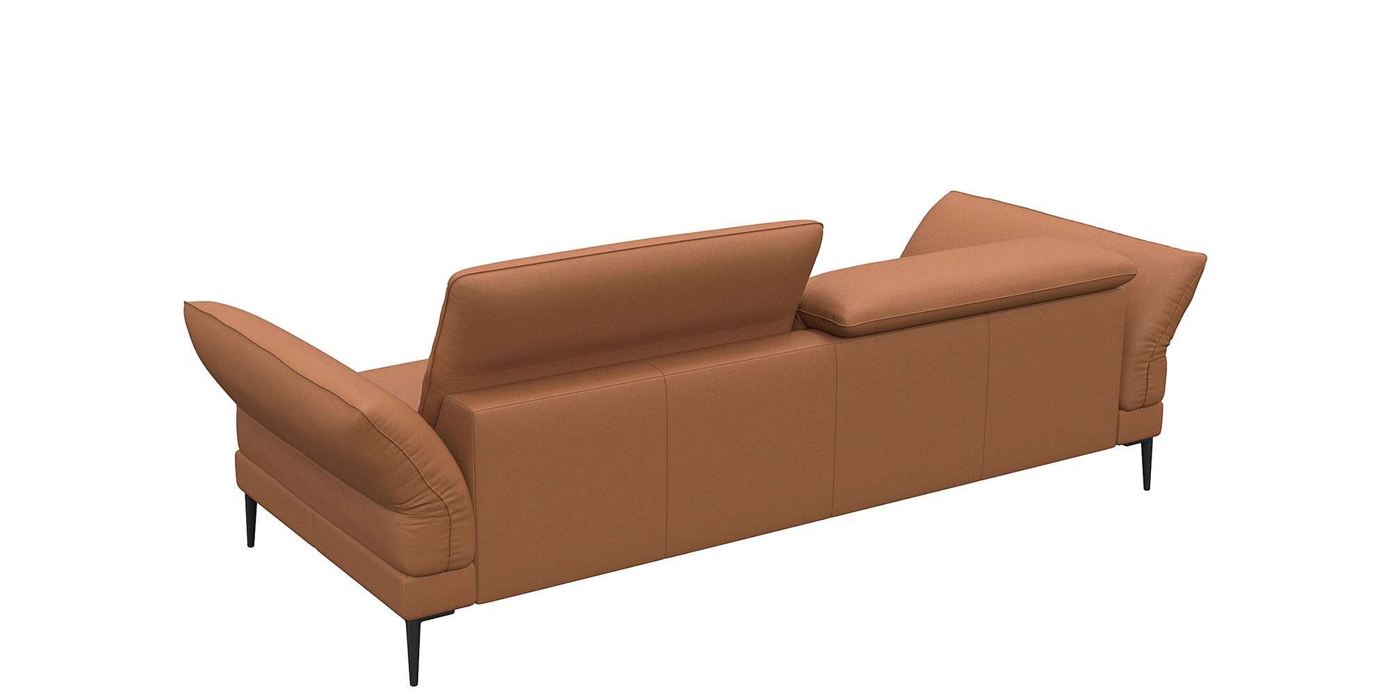 FLEXLUX 3-zitsbank Salino, functie-sofa, relaxsofa Bank met arm- en hoofdeinde verstellingen, koudschuim & staalgolven