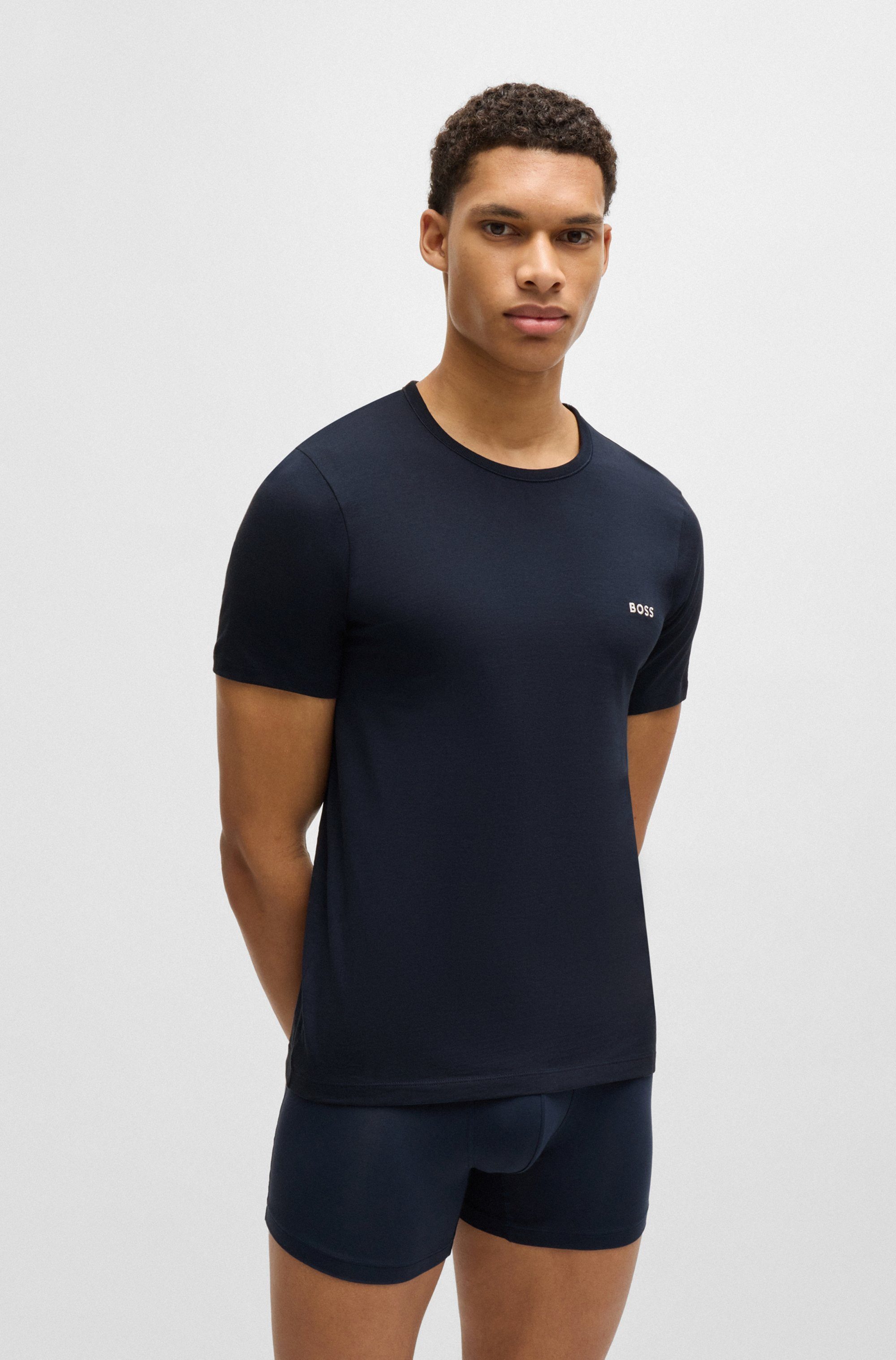 BOSS T-shirt TShirtRN 3P Classic (3-delig)