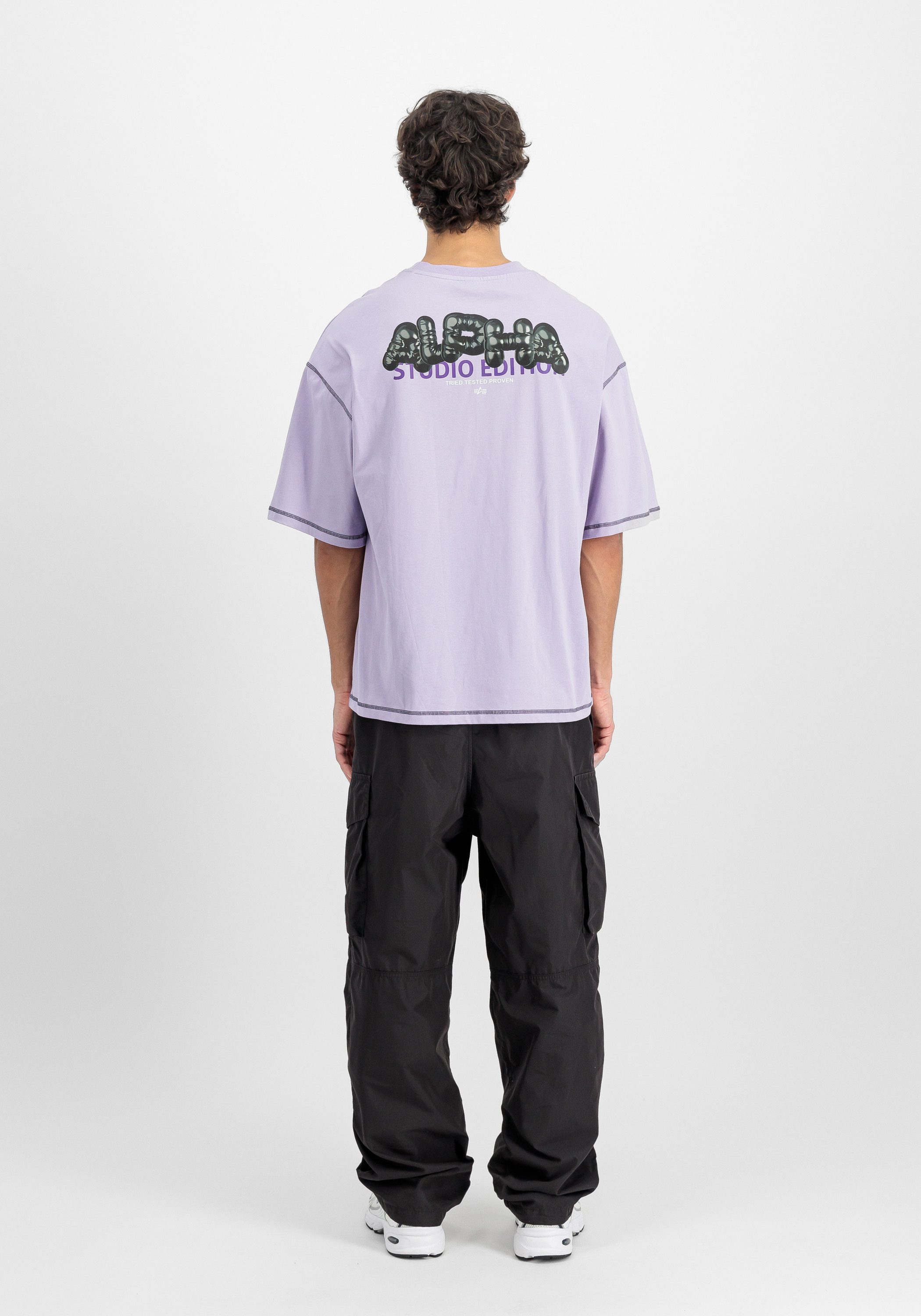 Alpha Industries T-shirt Studio Bubble Backprint T-Shirt