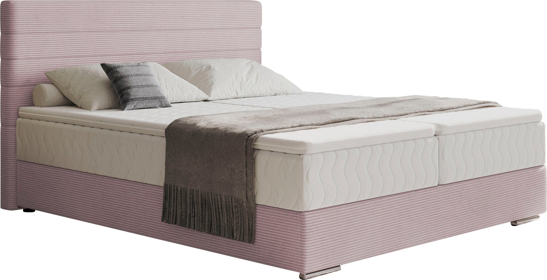 Mr. Couch Boxspring Stratus 2 incl. matrassen en bedlades