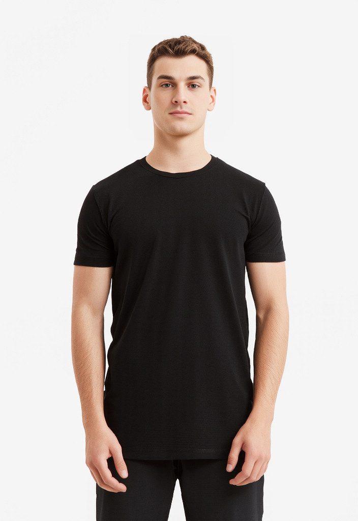 Jack & Jones T-shirt JACBASIC met ribboorden en aangenaam draagcomfort (Set van 2)