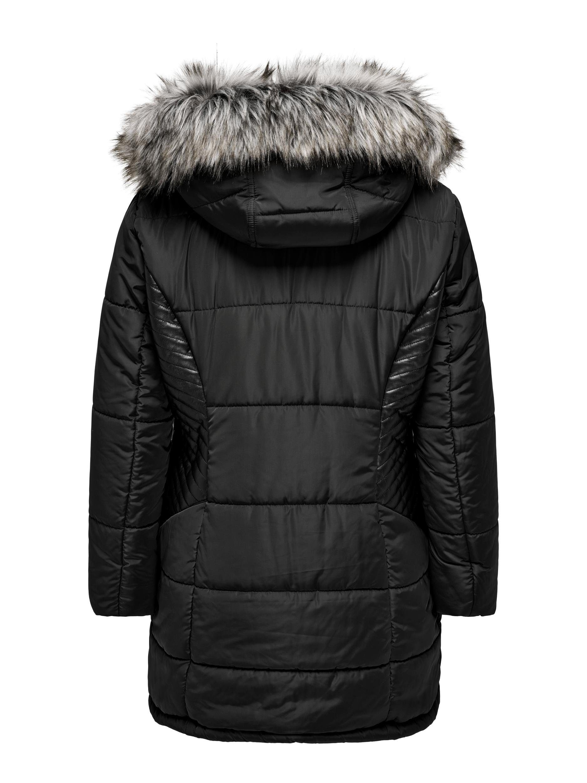 ONLY CARMAKOMA Gewatteerde jas CARLITTA FUR HOOD COAT CC OTW