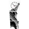 conni oberkircher´s beeld met klok eiffel - eiffeltoren met decoratieve klok (set) zwart