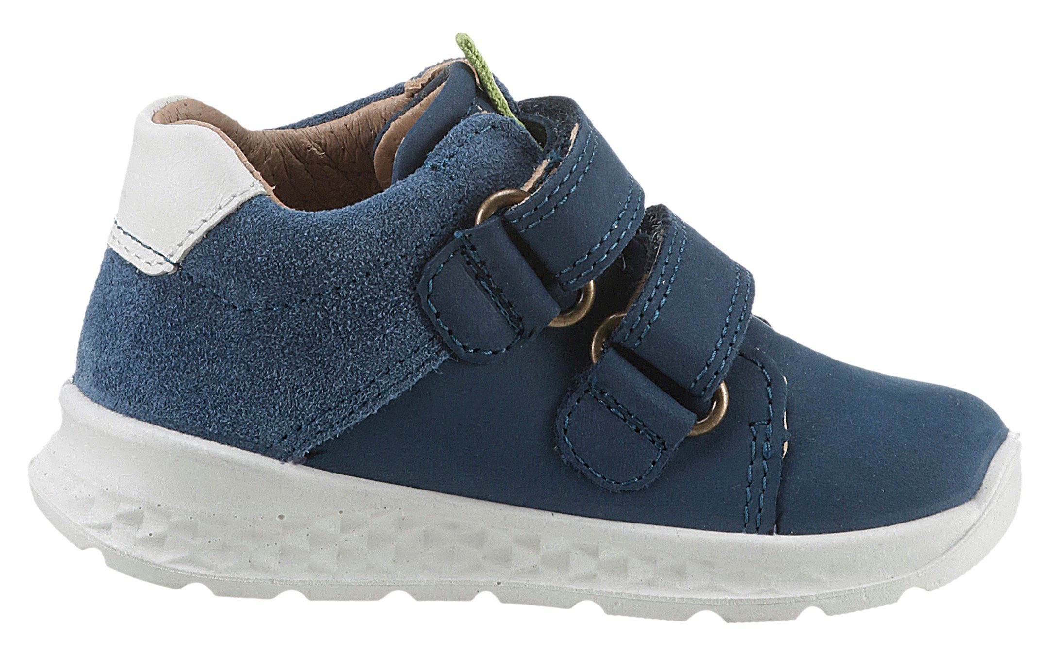Superfit Sneakers BREEZE WMS: middel met gekleurde oog, vrijetijdsschoen, lage schoen, veterschoen