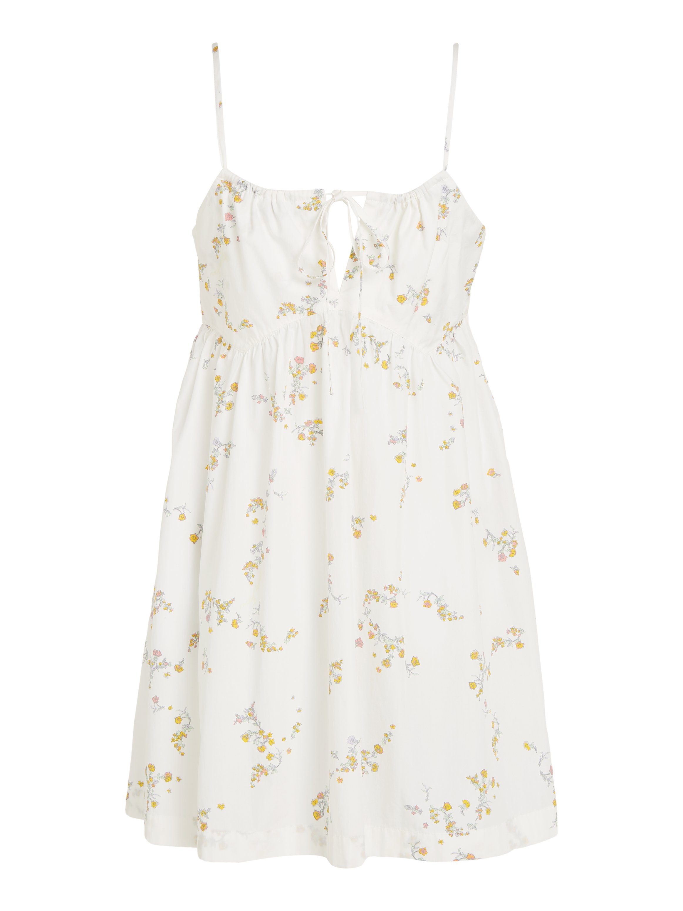 TOMMY JEANS Jurk met spaghettibandjes TJW POPLIN BACK TIE STRAP DRESS