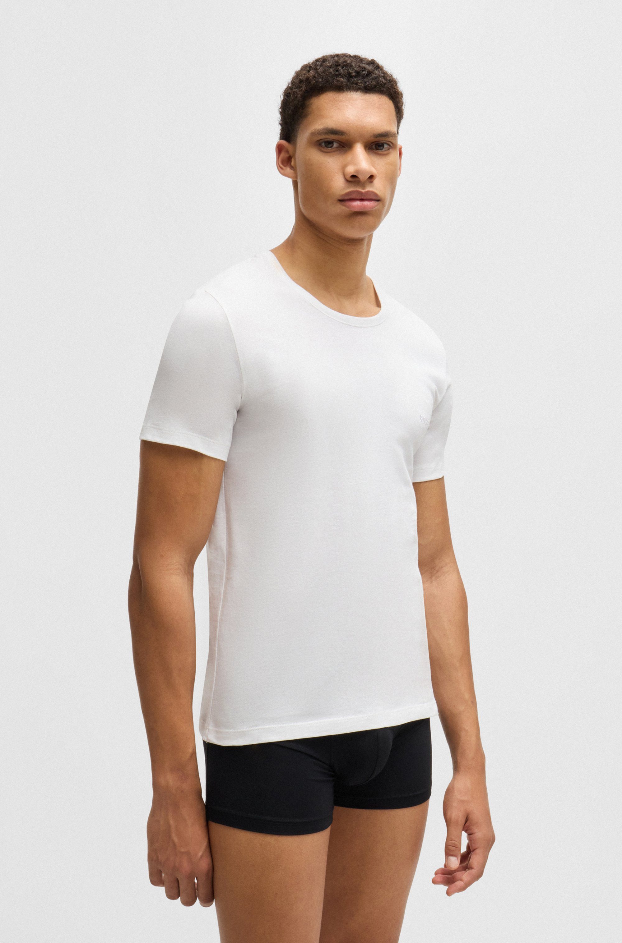 BOSS T-shirt Ronde hals BOSS ONE x David Beckham (3-delig, Set van 3)