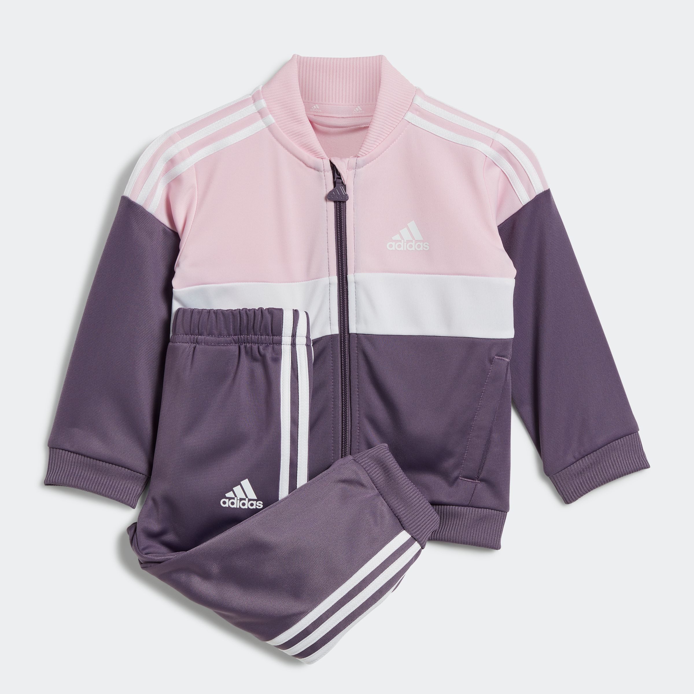 adidas Sportswear Trainingspak TIBERIO 3-STREIFEN COLORBLOCK SHINY KIDS (2-delig)