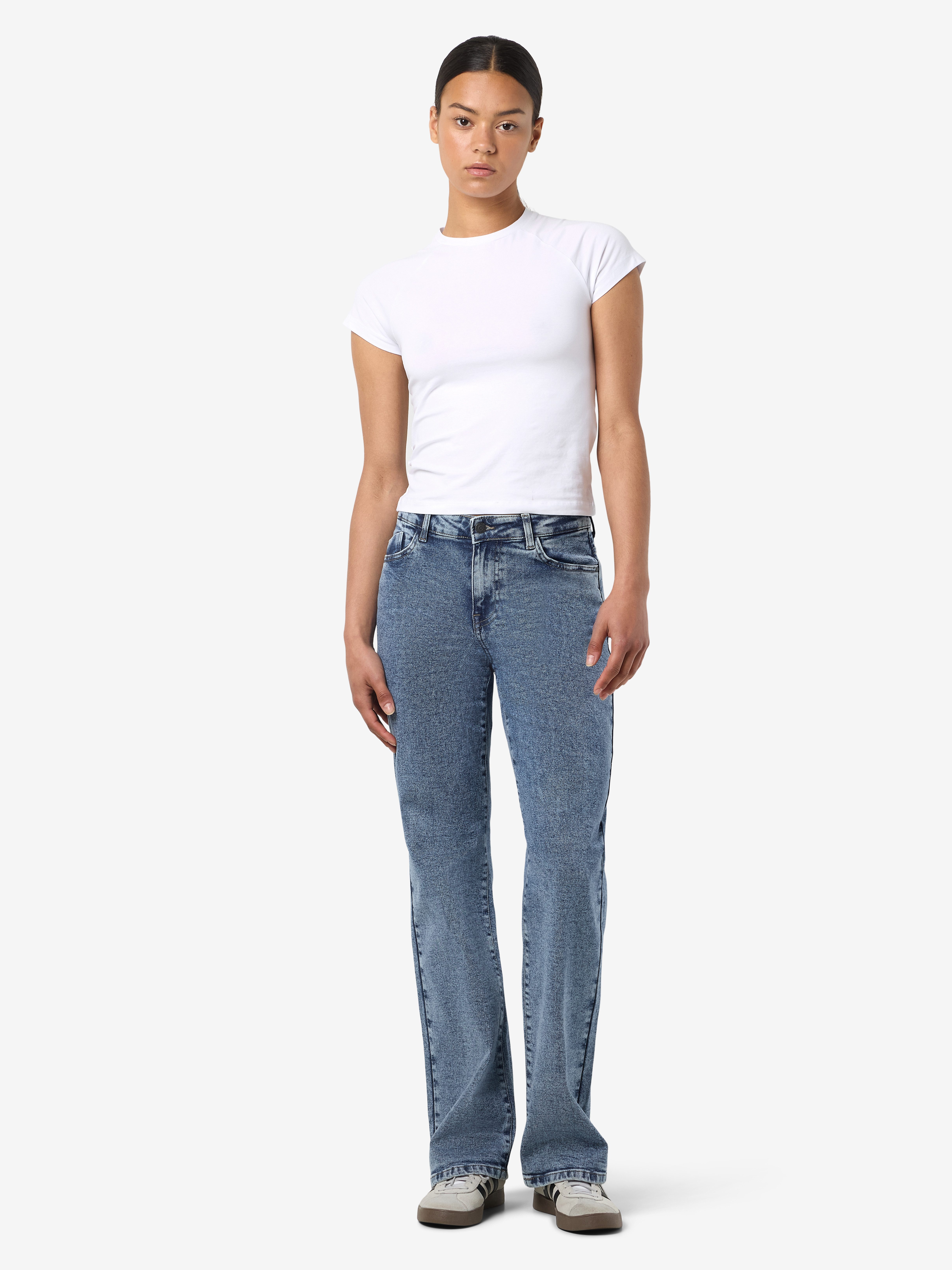 Noisy may Wijde jeans NMYOLANDA NW WIDE JEANS AZ358MB FWD NOOS