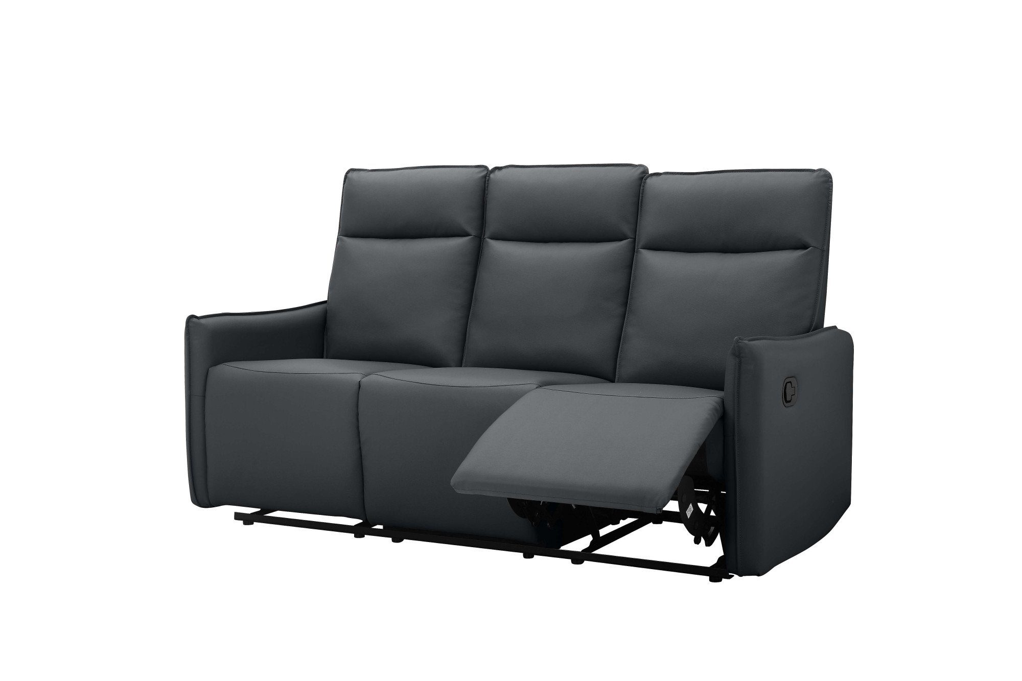 Dorel Home 3-zitsbank Lugo, bioscoopbank met relaxfunctie in kunstleer en geweven stof