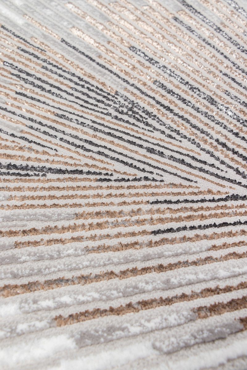 The carpet Vloerkleed Mila moderne woonkamer tapijt met elegant glanzende pool