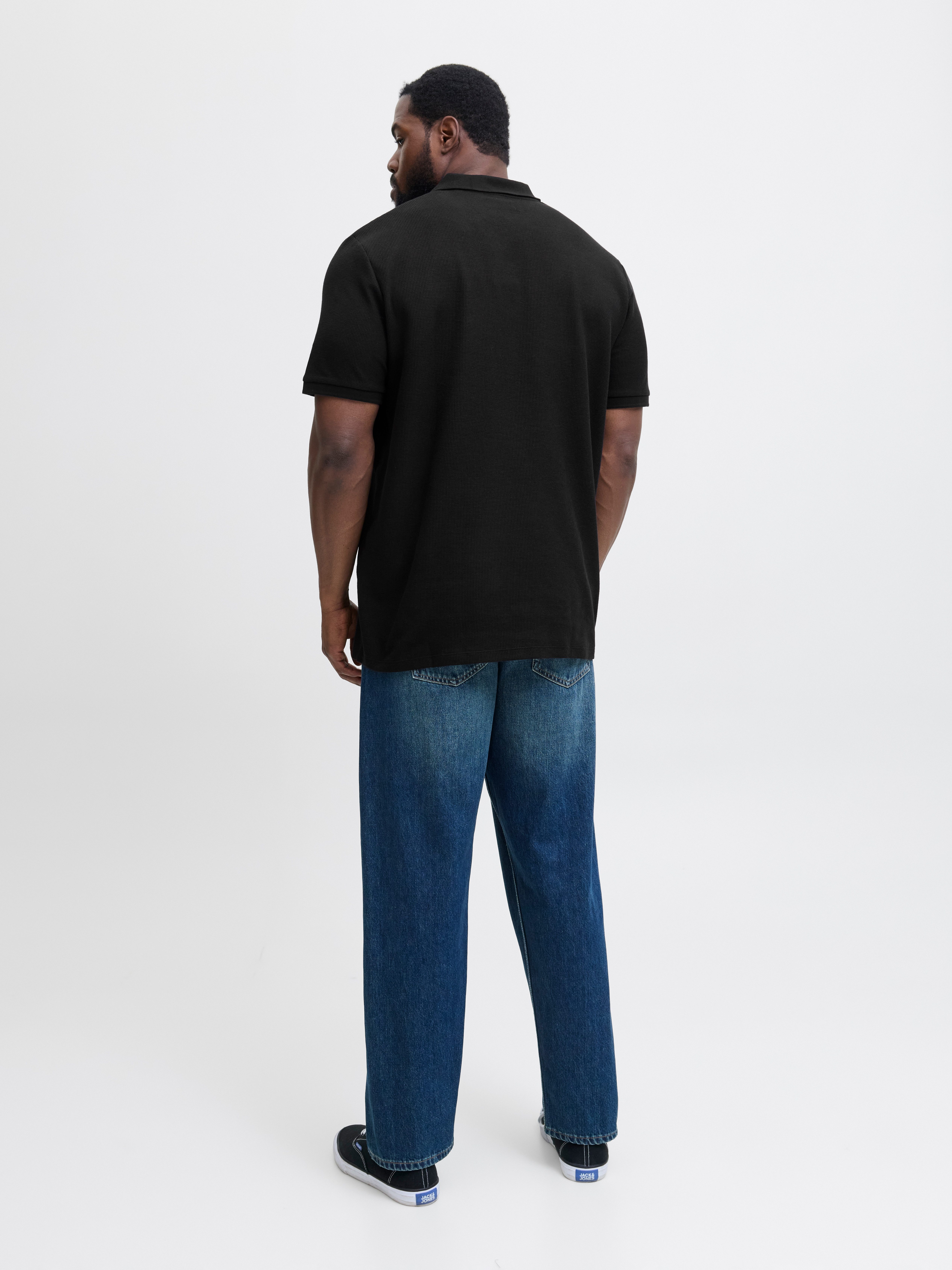 Jack & Jones PlusSize Poloshirt JJEAUSTIN ZIP POLO SS NOOS PLS