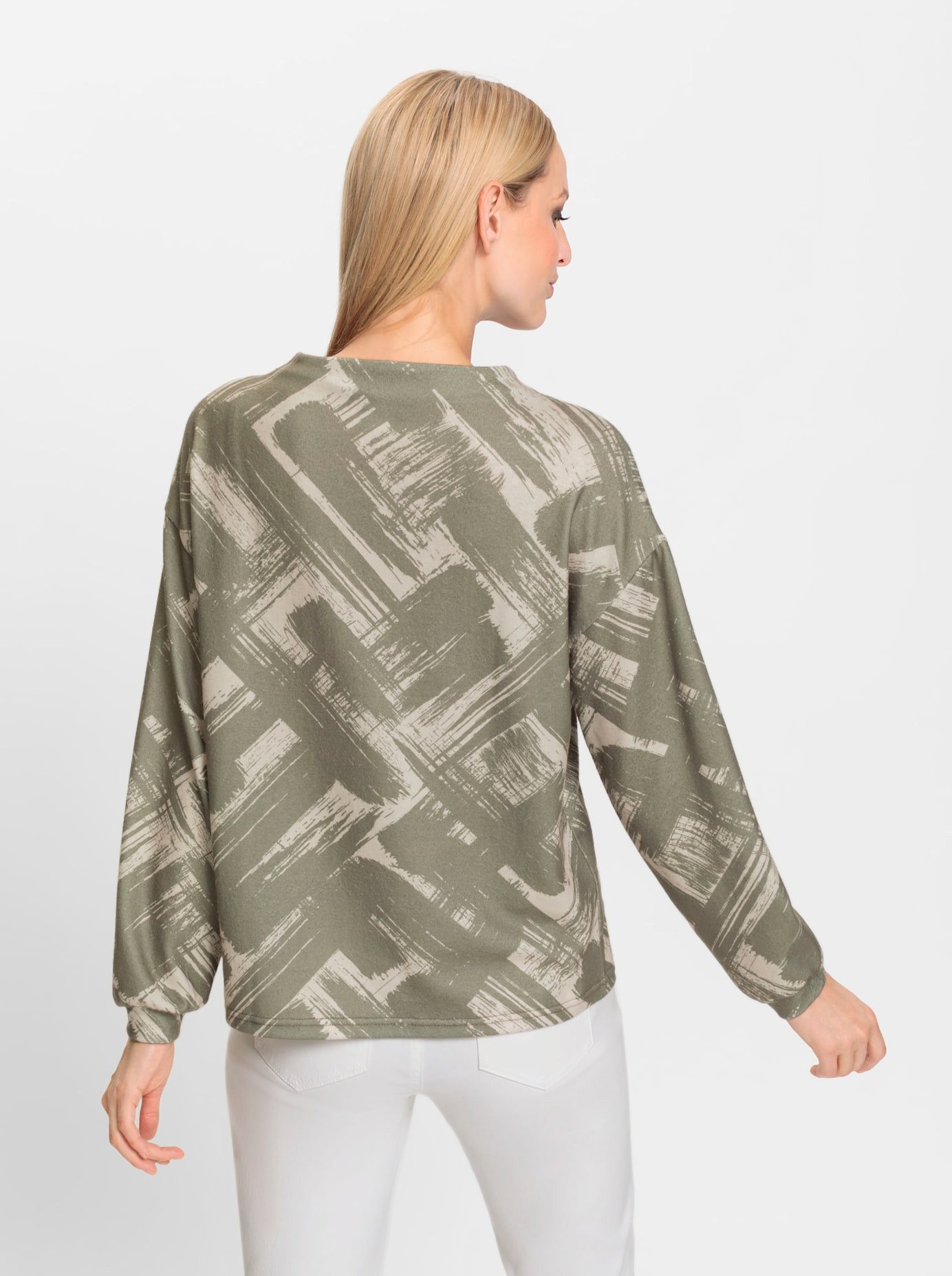 heine Shirt met lange mouwen Gedessineerd shirt (1-delig)