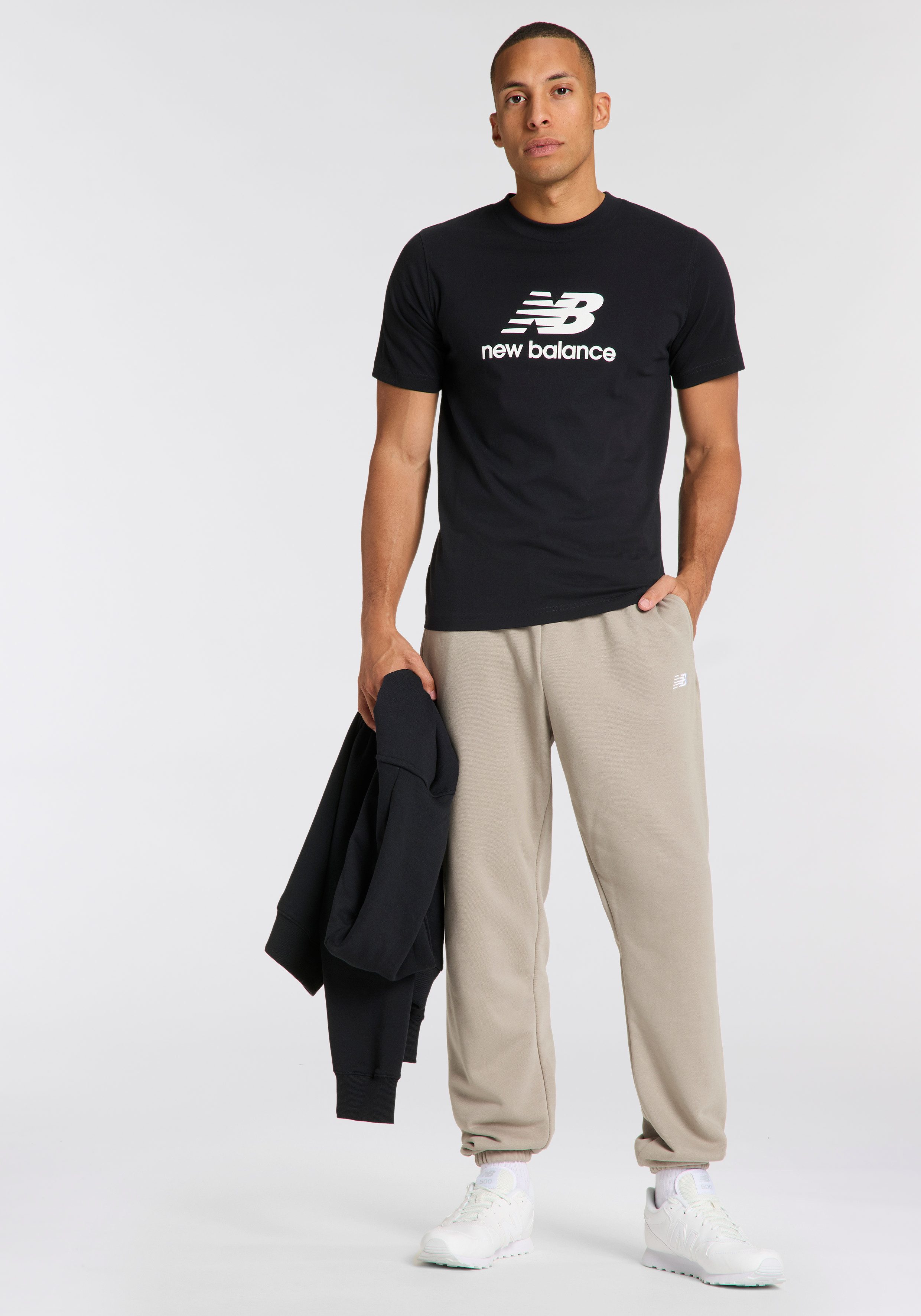 New Balance T-shirt Sport Essentials logo T-shirt NB NAVY