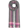 only modieuze sjaal onlalberte houndtooth scarf roze
