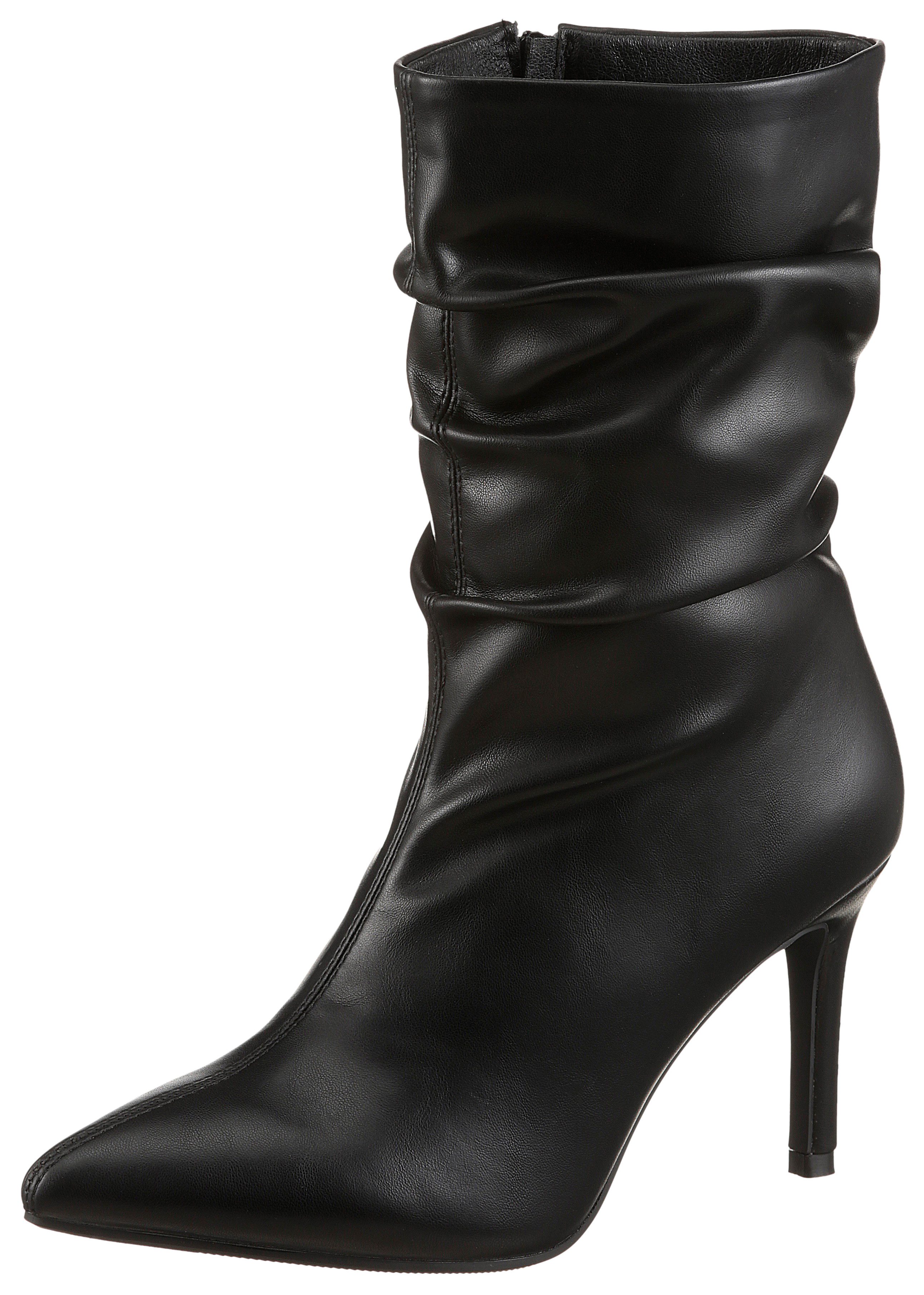 Aniston SHOES Laarsjes met plooien aan de slouchy schacht - nieuwe collectie