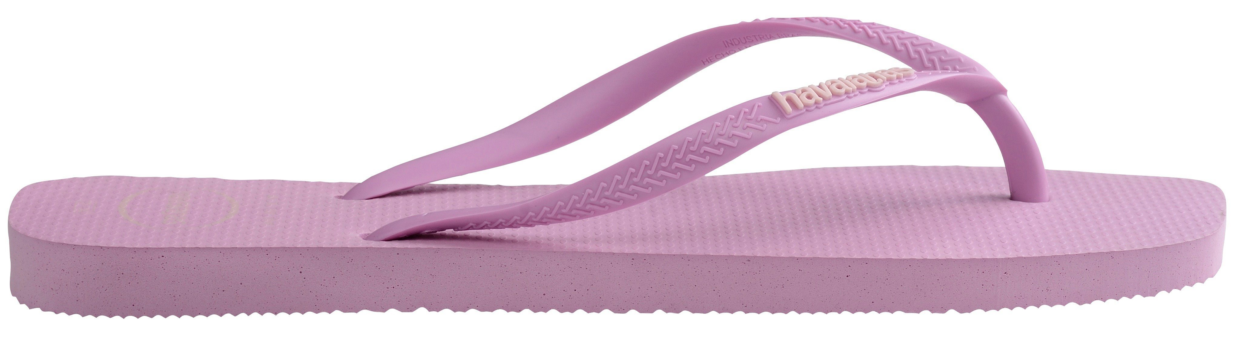 Havaianas Teenslippers SQUARE LOGO POP UP , zomerschoen, slippers, poolslides met vierkante teenstuk