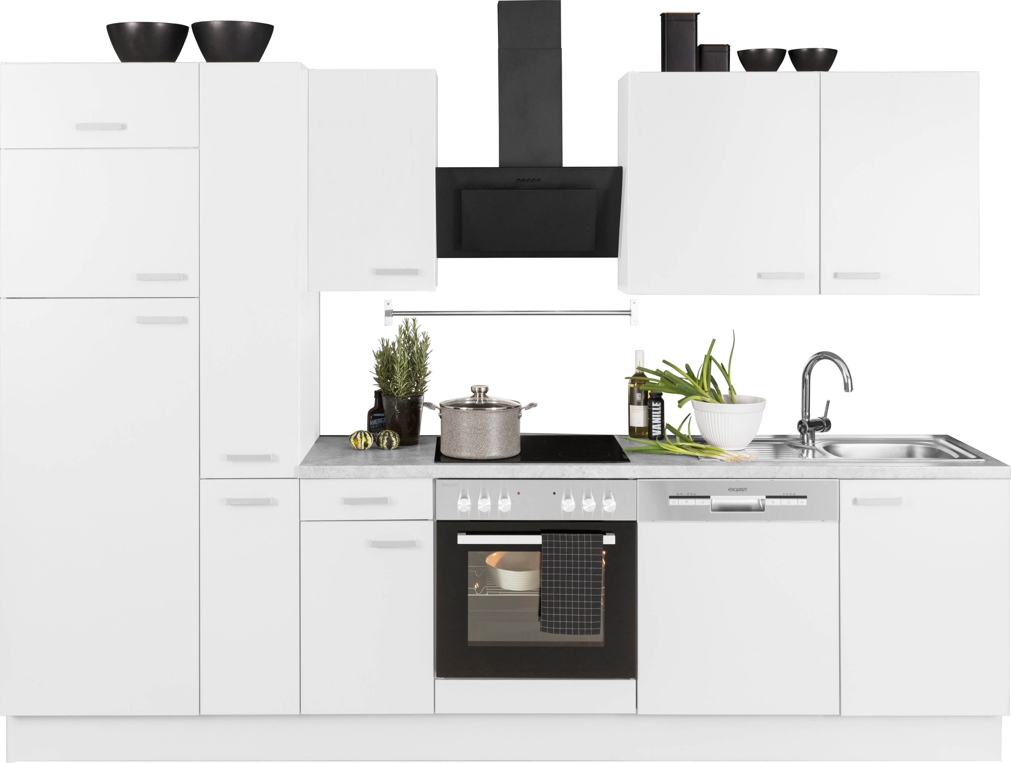 OPTIFIT Keukenblok Parma zonder elektrische apparaten, breedte 300 cm