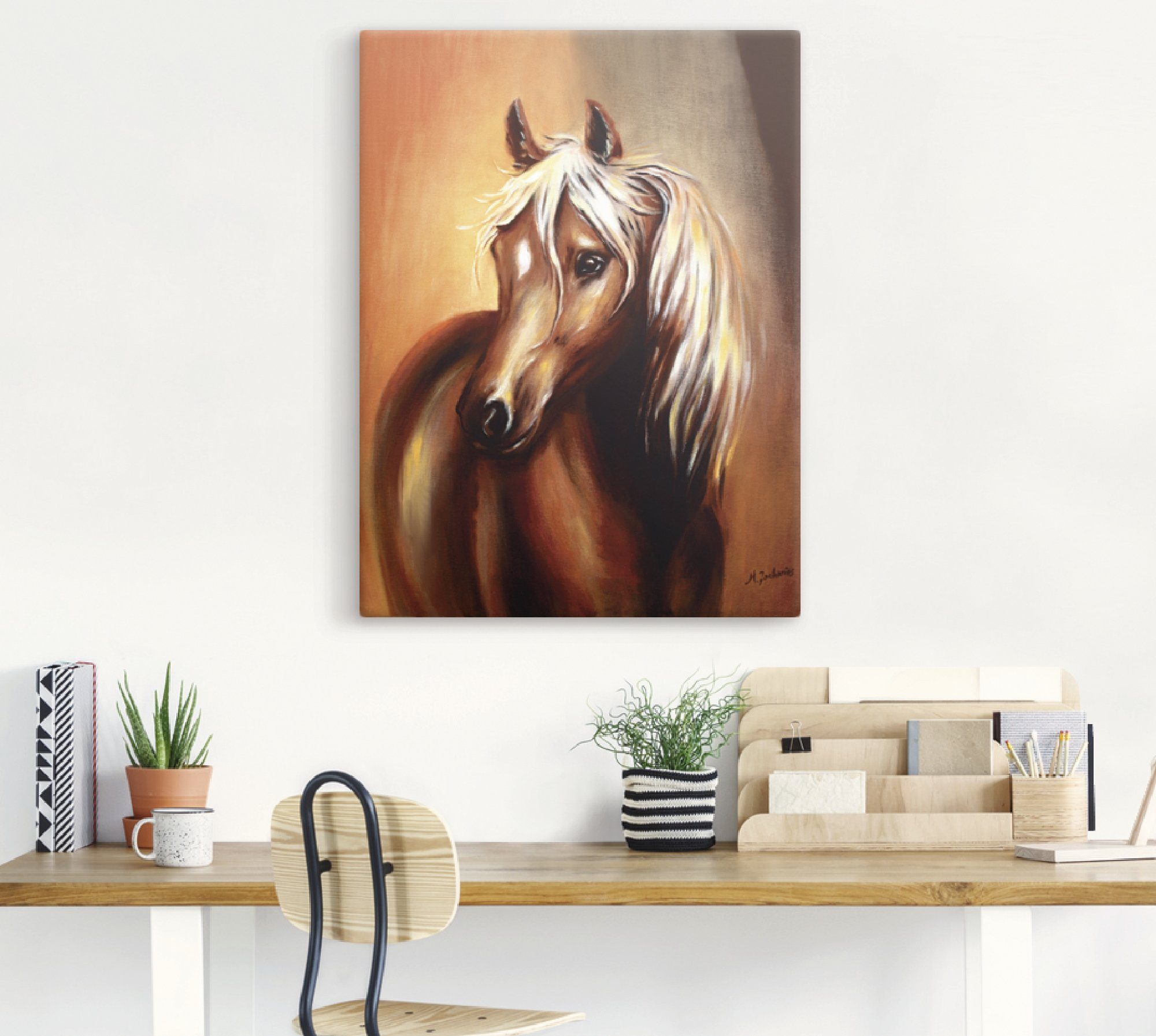 Artland Artprint Paard fantasie als artprint op linnen in verschillende maten
