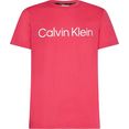 calvin klein t-shirt cotton front logo t-shirt rood
