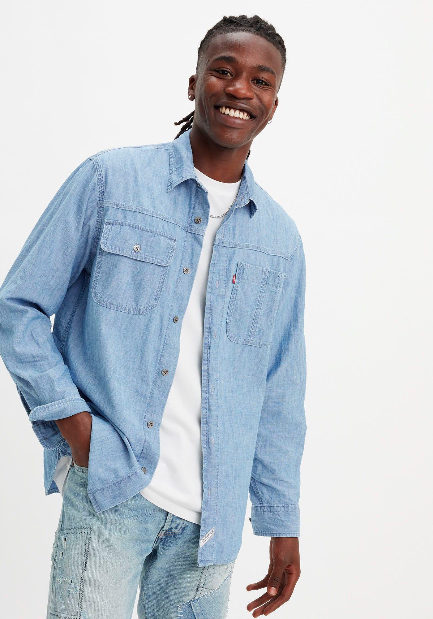 Levi's® Overhemd met lange mouwen LS AUBURN WORKER BLUES