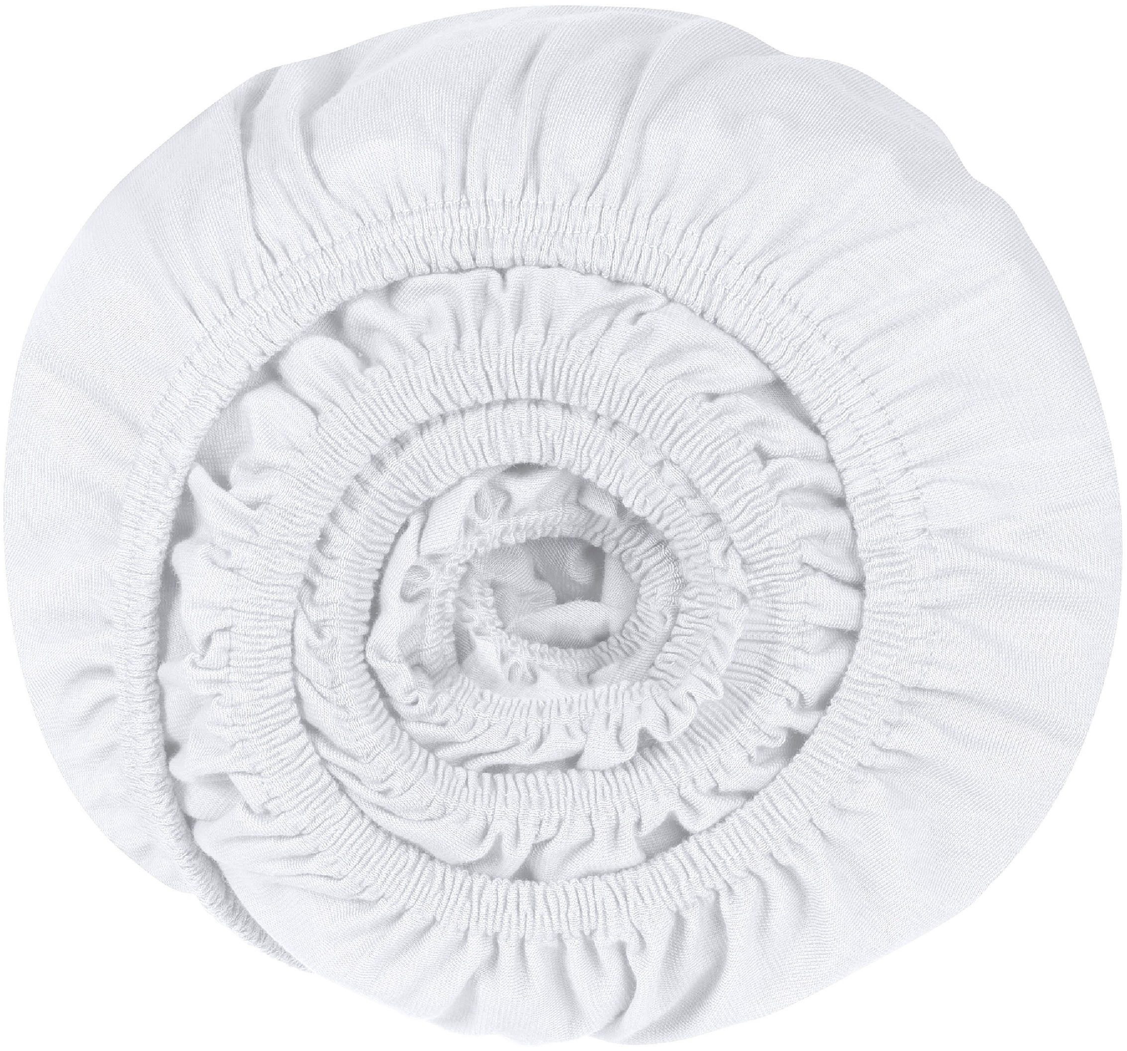 Schiesser Hoeslaken Jessi van 100% katoen voor matrassen tot 22 cm hoogte, made in green by oeko-tex® (1 stuk)
