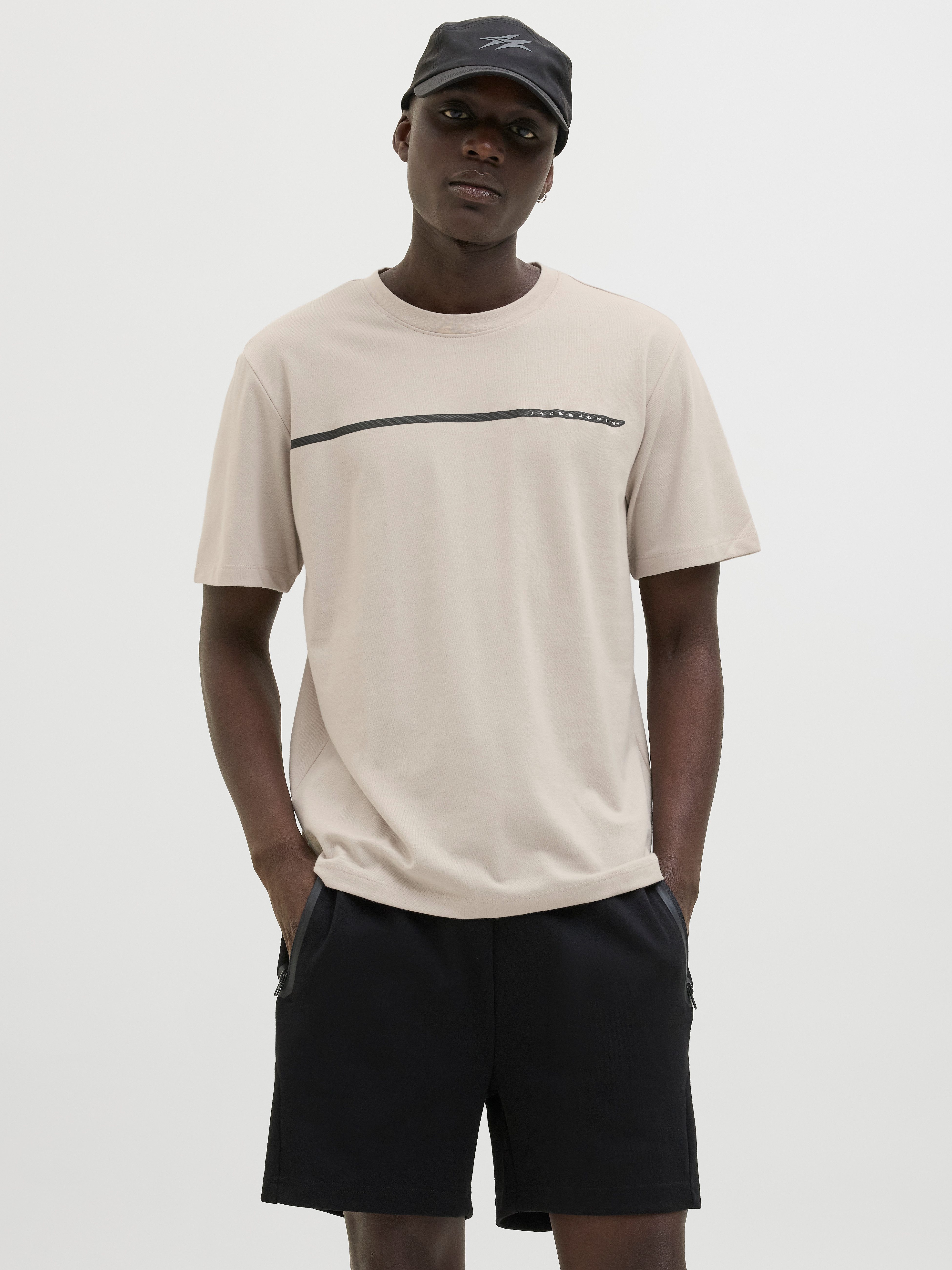 Jack & Jones T-shirt JCOFUSION FULL BRANDING TEE SS CREW NOOS