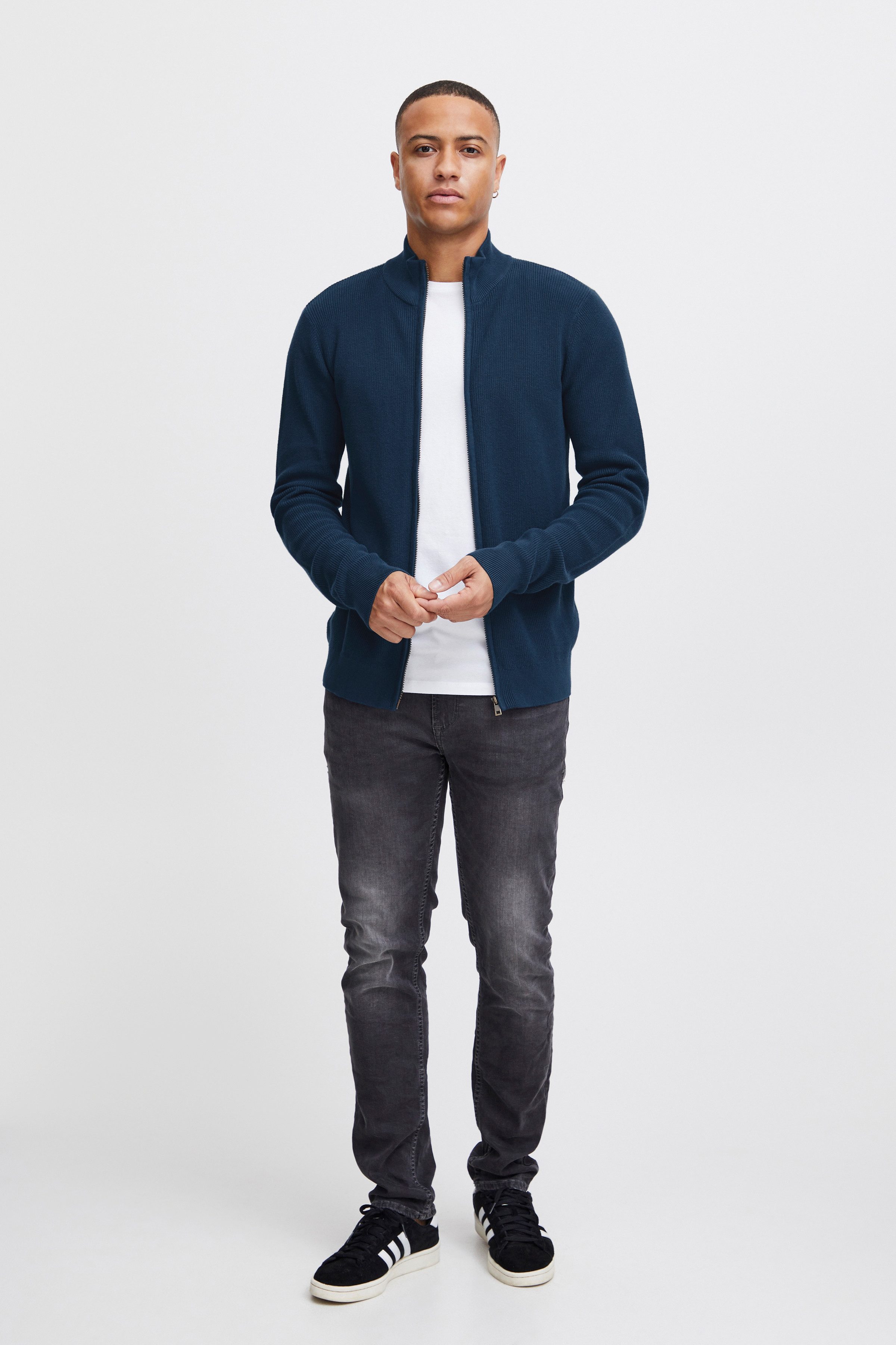 Blend Trui met staande kraag BHCodford zipthrough