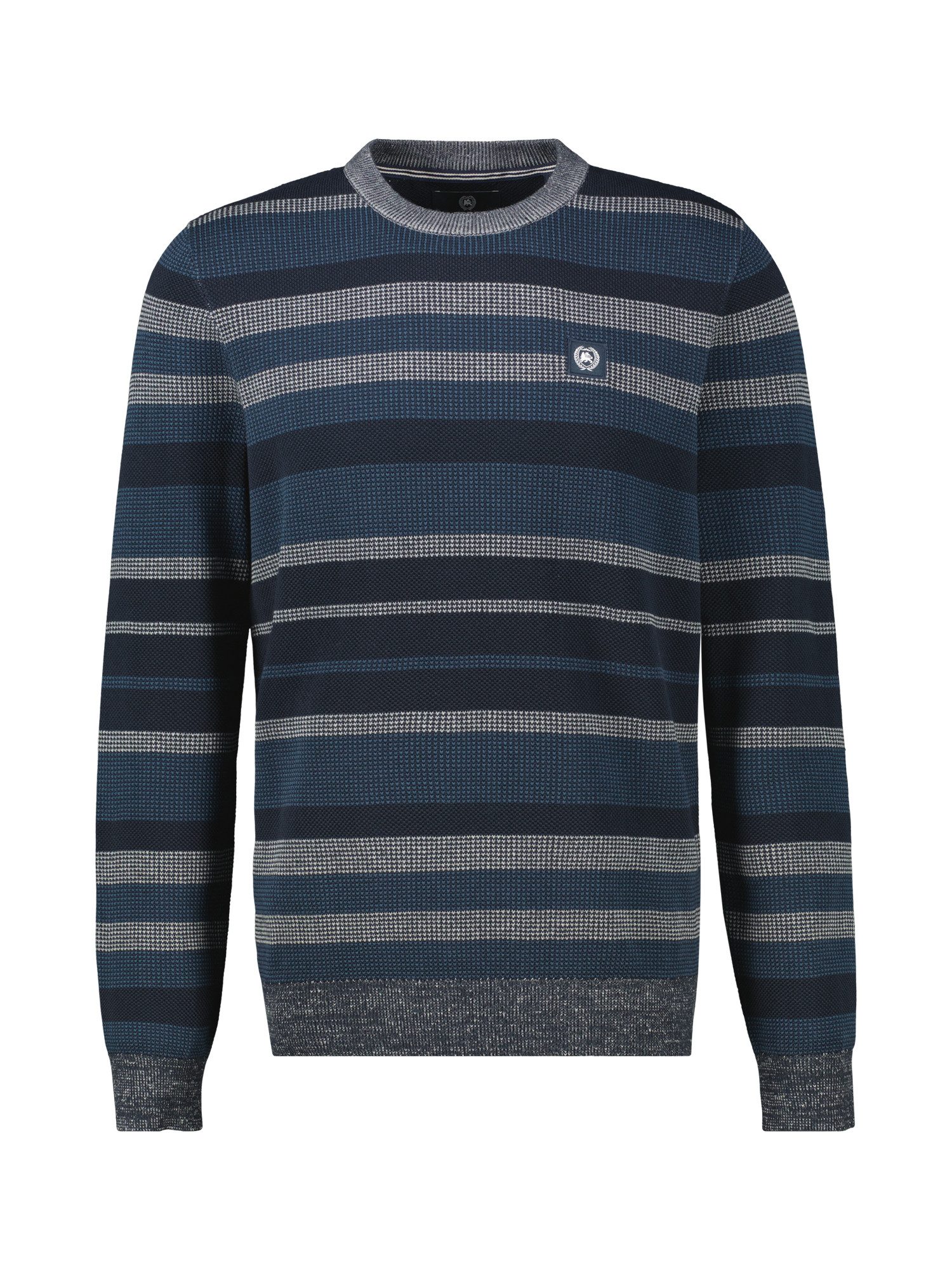 Lerros Gebreide trui LERROS gestreepte gebreide pullover