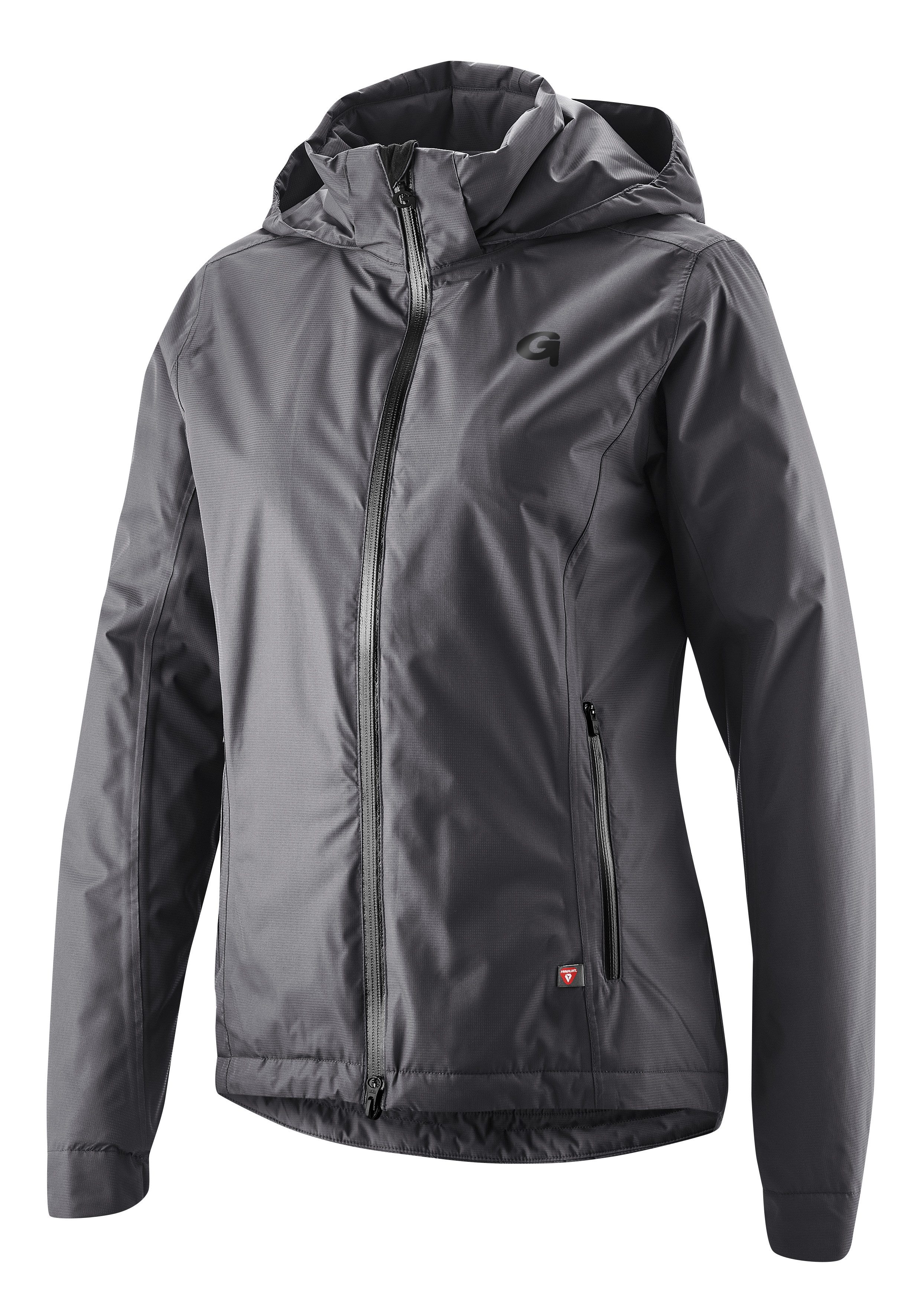 Gonso Fietsjack Save Jacket Therm W Dames regenjack wind- en waterdicht, fietsjack met capuchon