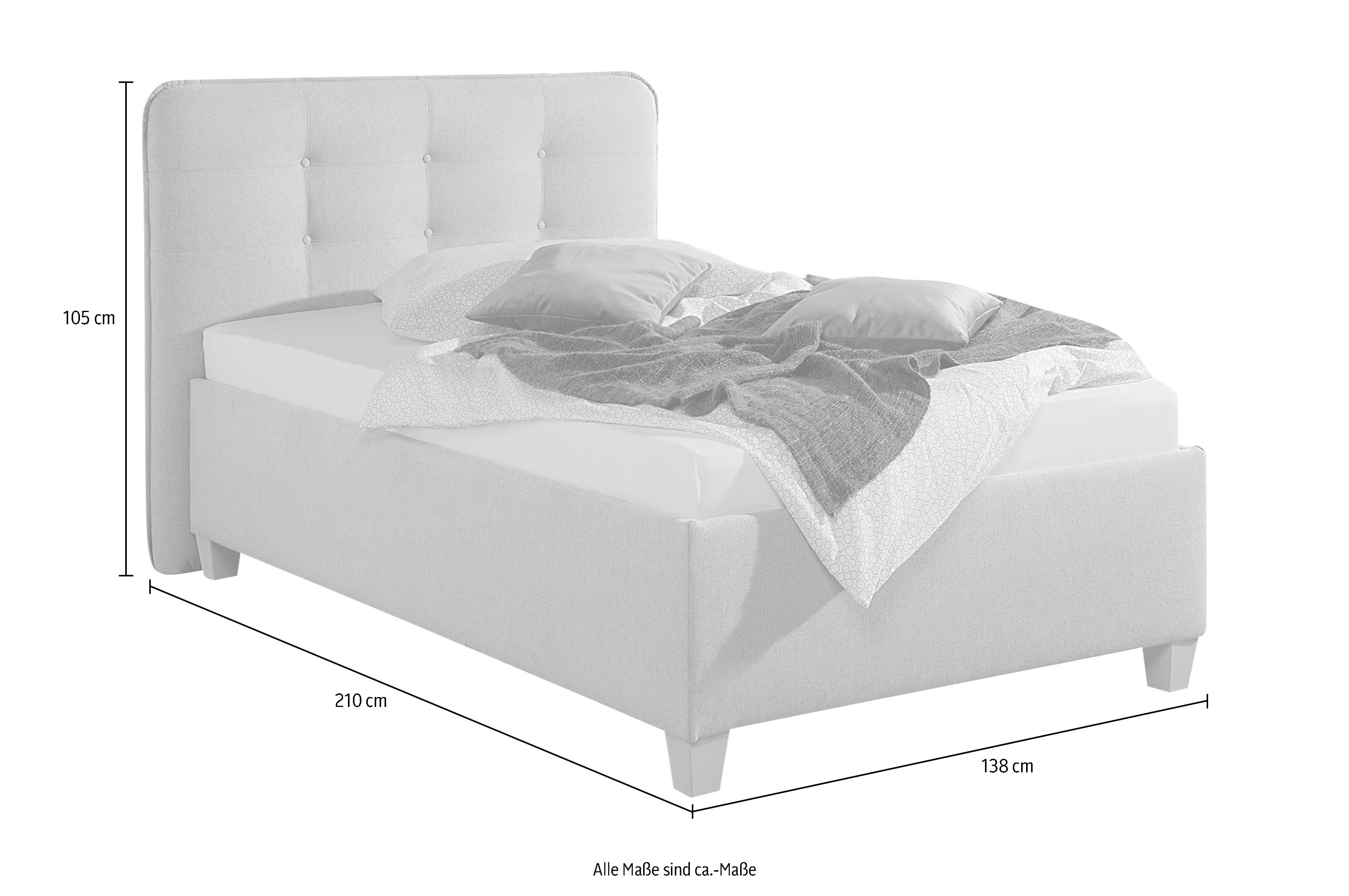 Maintal Gestoffeerd bed inclusief bedkist