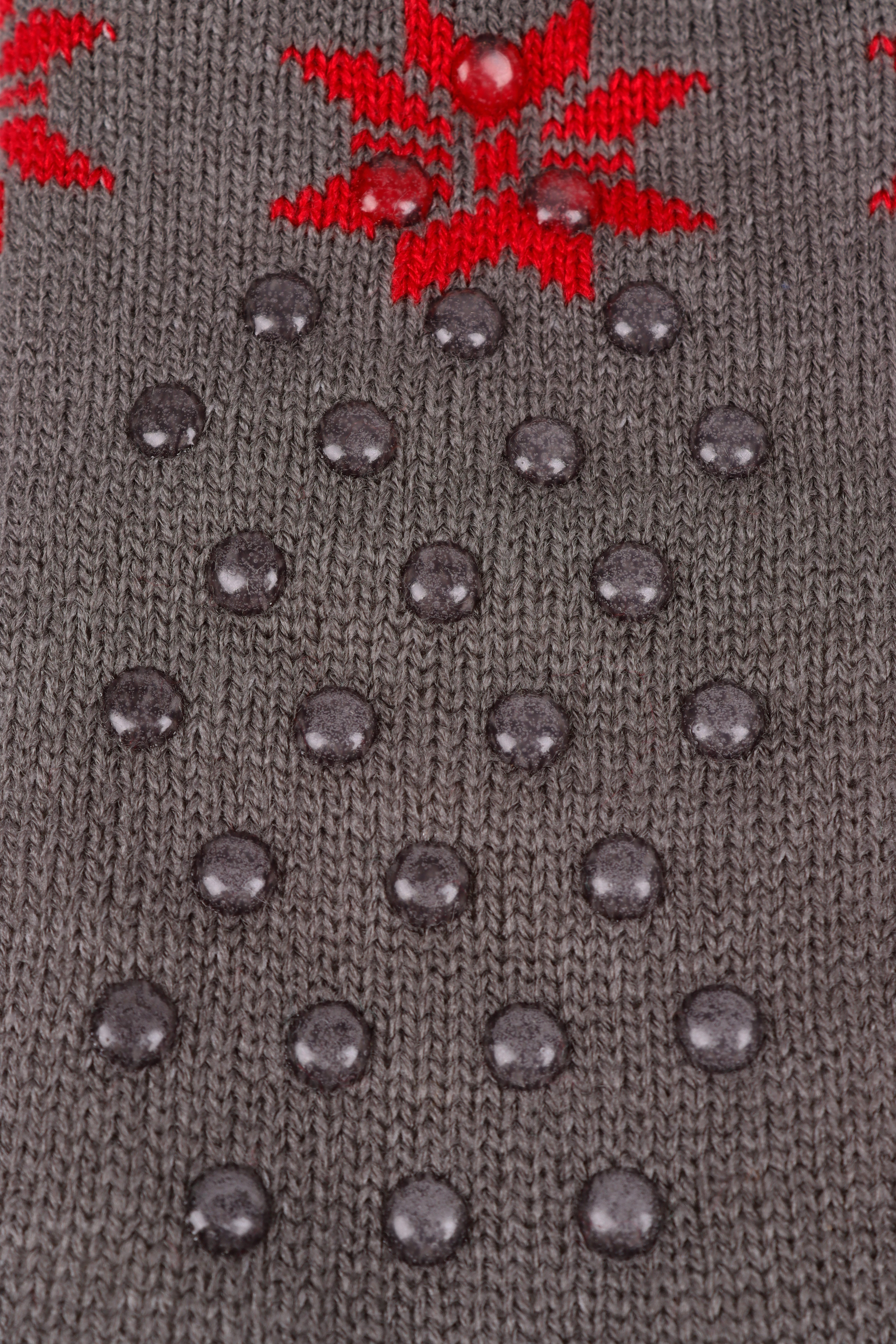 Capelli New York Sokken antislip zool, warm gevoerd, fijnbreisel (1 paar, 1 paar)